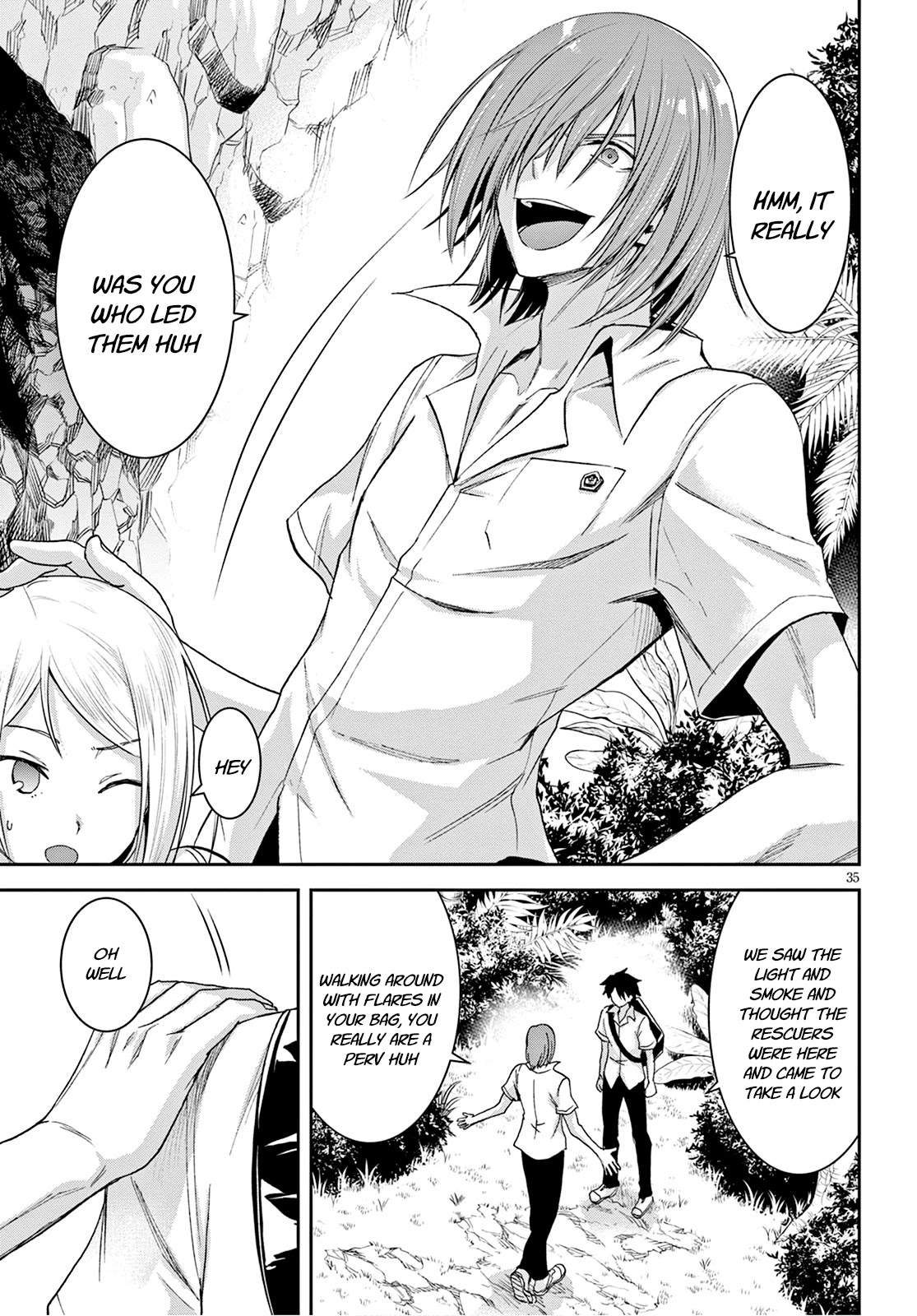 Isekai Yurutto Survival Seikatsu: Gakkou no Minna to Isekai no Mujintou ni Tenishitakedo Ore Dake Rakushou desu chapter 2 page 36