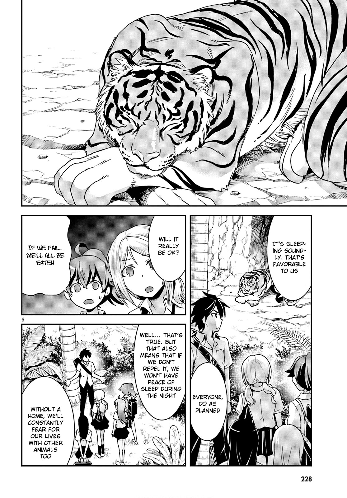 Isekai Yurutto Survival Seikatsu: Gakkou no Minna to Isekai no Mujintou ni Tenishitakedo Ore Dake Rakushou desu chapter 2 page 7