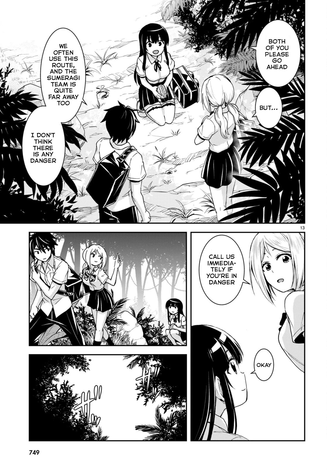 Isekai Yurutto Survival Seikatsu: Gakkou no Minna to Isekai no Mujintou ni Tenishitakedo Ore Dake Rakushou desu chapter 20 page 14