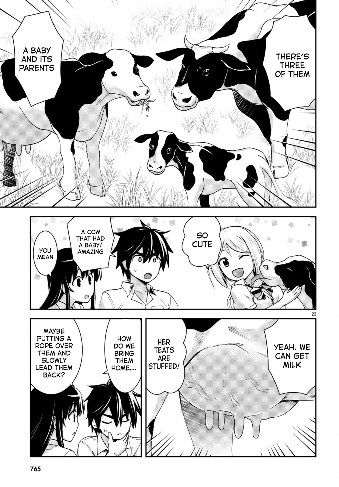 Isekai Yurutto Survival Seikatsu: Gakkou no Minna to Isekai no Mujintou ni Tenishitakedo Ore Dake Rakushou desu chapter 21 page 24