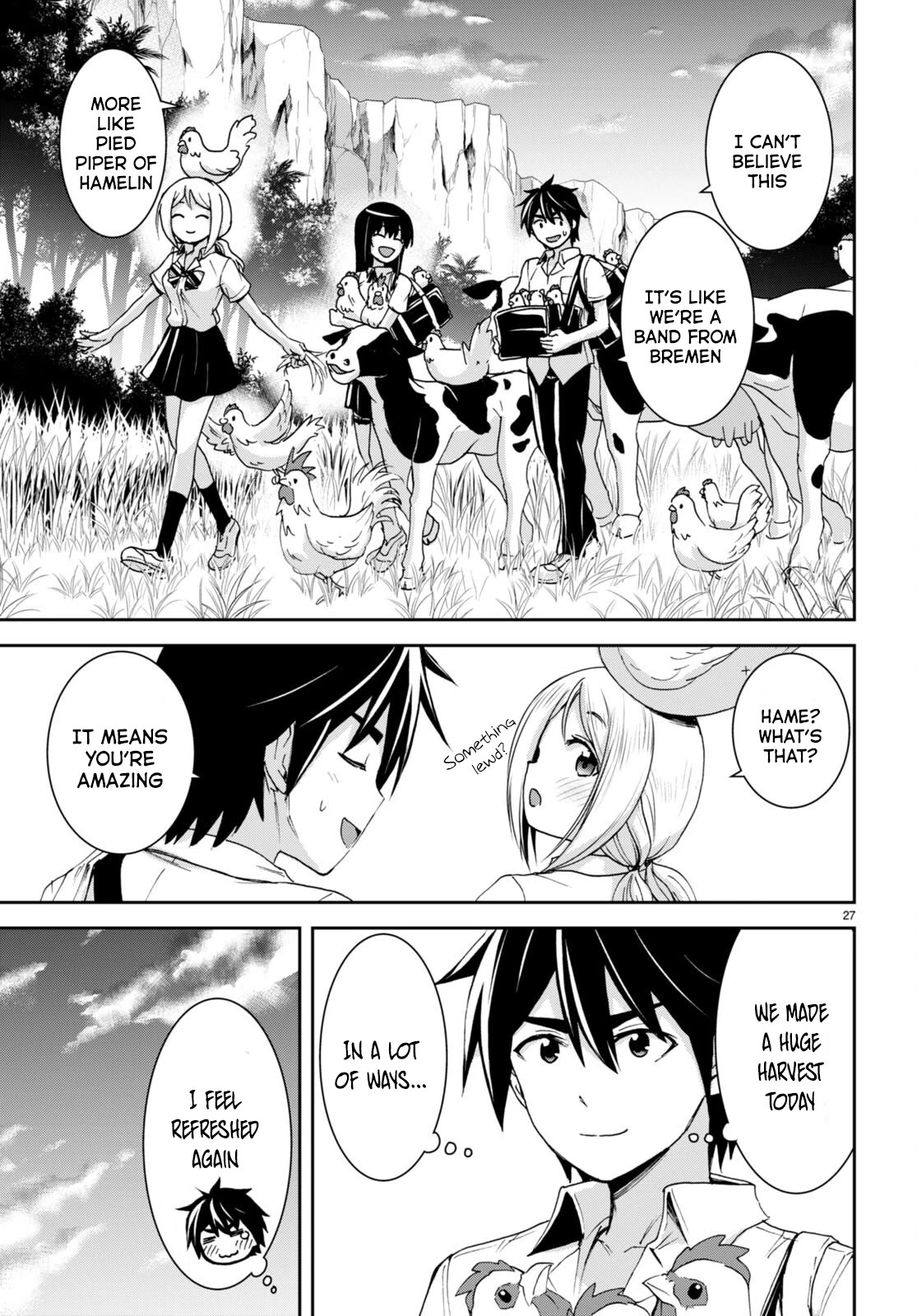 Isekai Yurutto Survival Seikatsu: Gakkou no Minna to Isekai no Mujintou ni Tenishitakedo Ore Dake Rakushou desu chapter 21 page 28