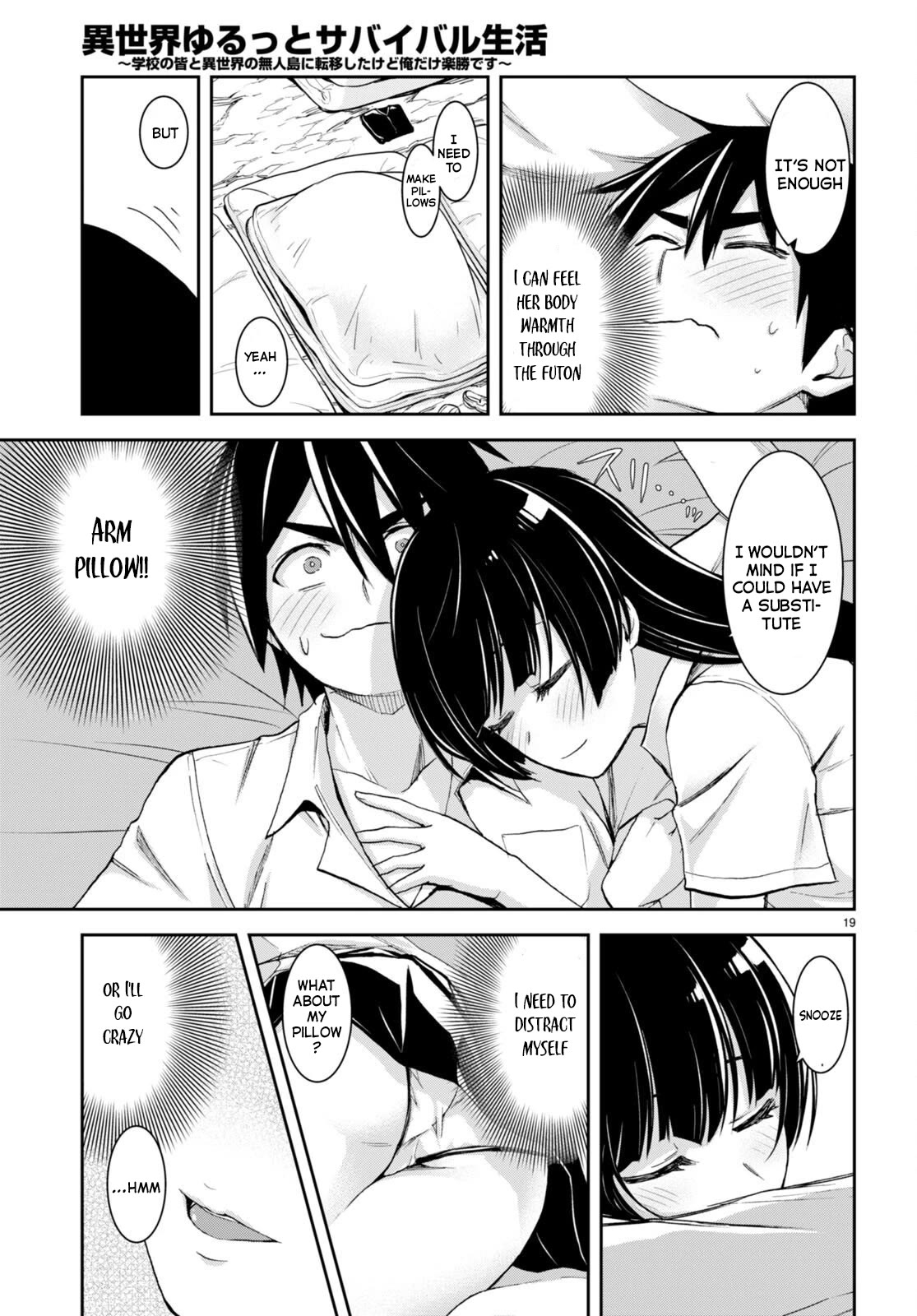Isekai Yurutto Survival Seikatsu: Gakkou no Minna to Isekai no Mujintou ni Tenishitakedo Ore Dake Rakushou desu chapter 22 page 20