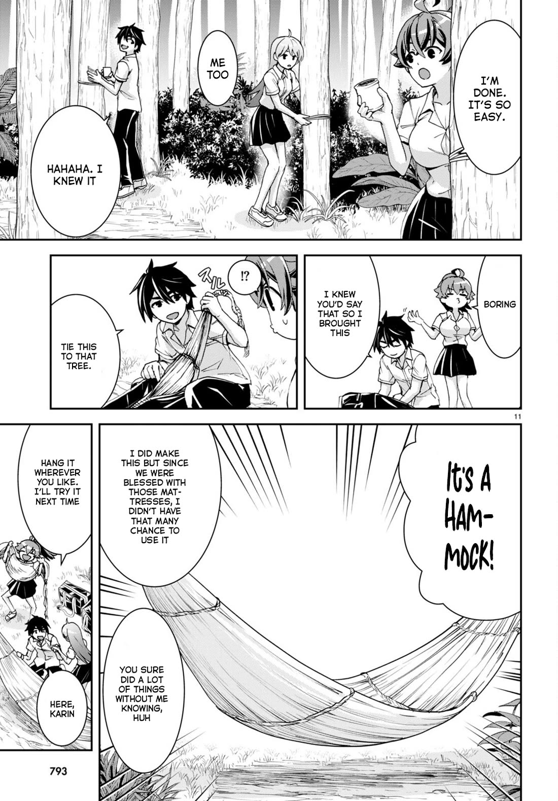 Isekai Yurutto Survival Seikatsu: Gakkou no Minna to Isekai no Mujintou ni Tenishitakedo Ore Dake Rakushou desu chapter 23 page 12