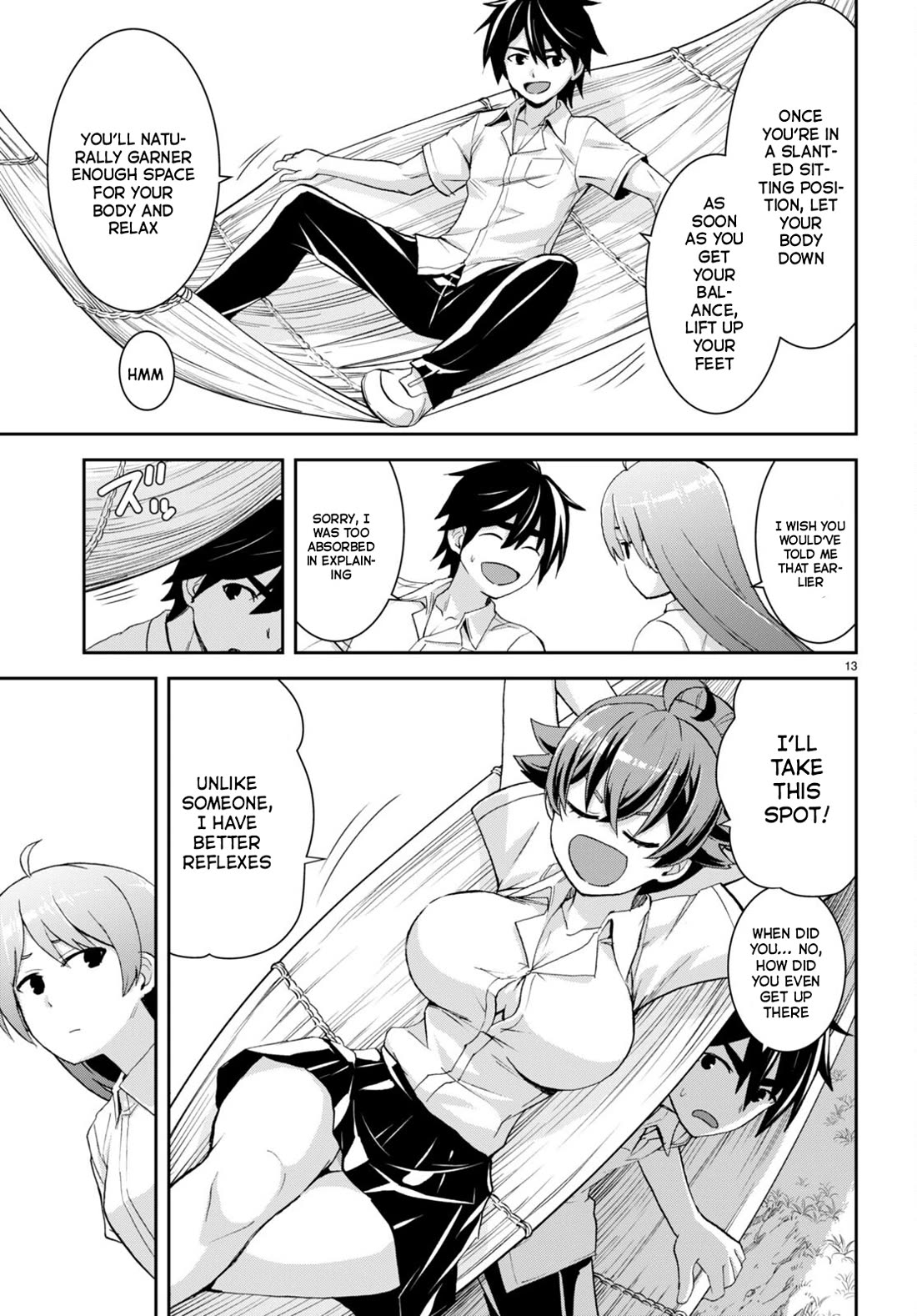 Isekai Yurutto Survival Seikatsu: Gakkou no Minna to Isekai no Mujintou ni Tenishitakedo Ore Dake Rakushou desu chapter 23 page 14