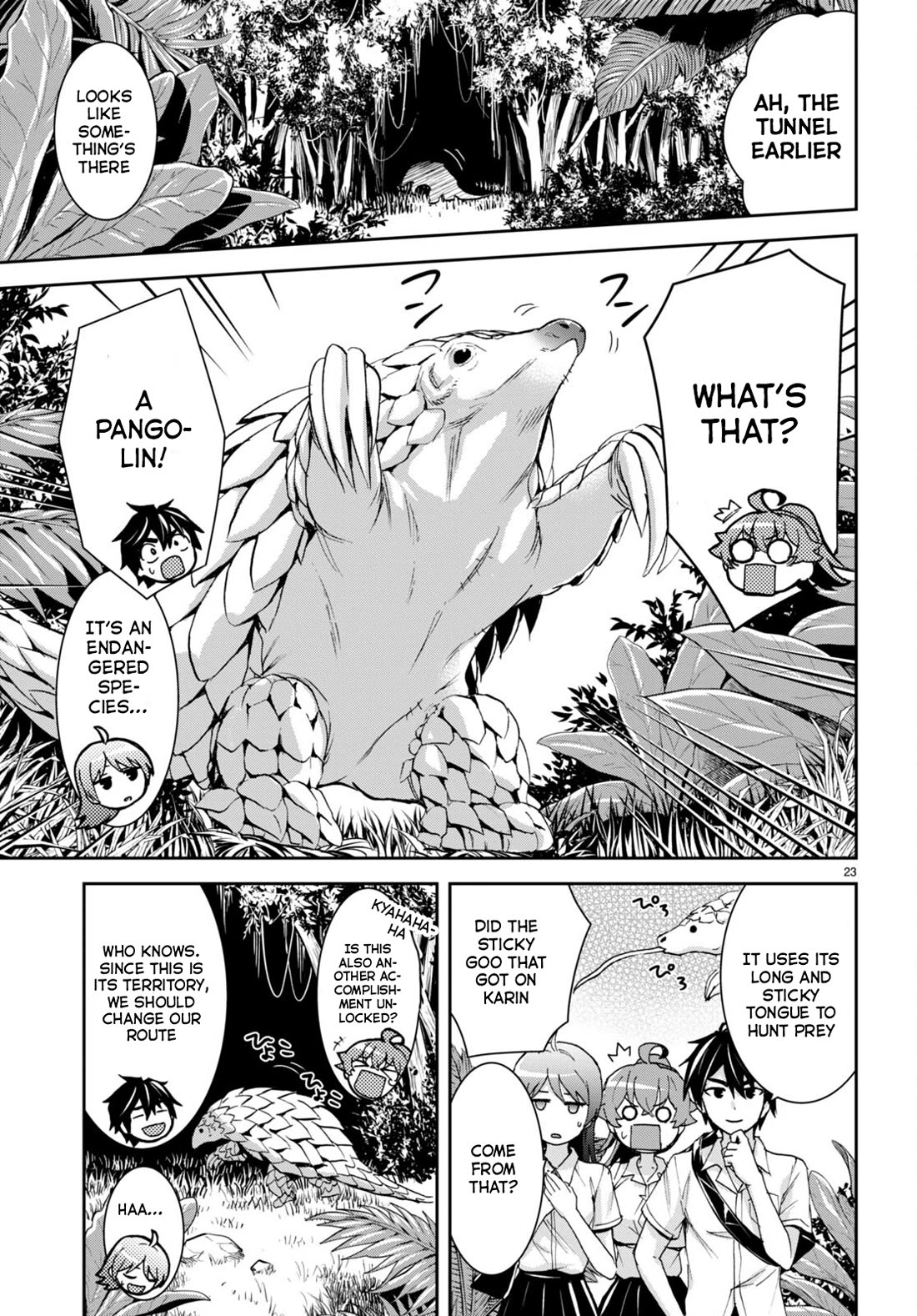 Isekai Yurutto Survival Seikatsu: Gakkou no Minna to Isekai no Mujintou ni Tenishitakedo Ore Dake Rakushou desu chapter 23 page 24