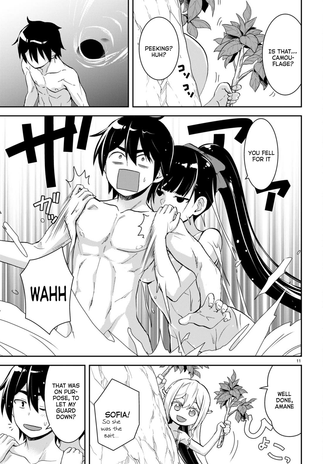 Isekai Yurutto Survival Seikatsu: Gakkou no Minna to Isekai no Mujintou ni Tenishitakedo Ore Dake Rakushou desu chapter 24 page 12