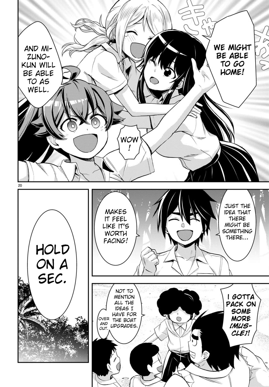 Isekai Yurutto Survival Seikatsu: Gakkou no Minna to Isekai no Mujintou ni Tenishitakedo Ore Dake Rakushou desu chapter 25 page 22