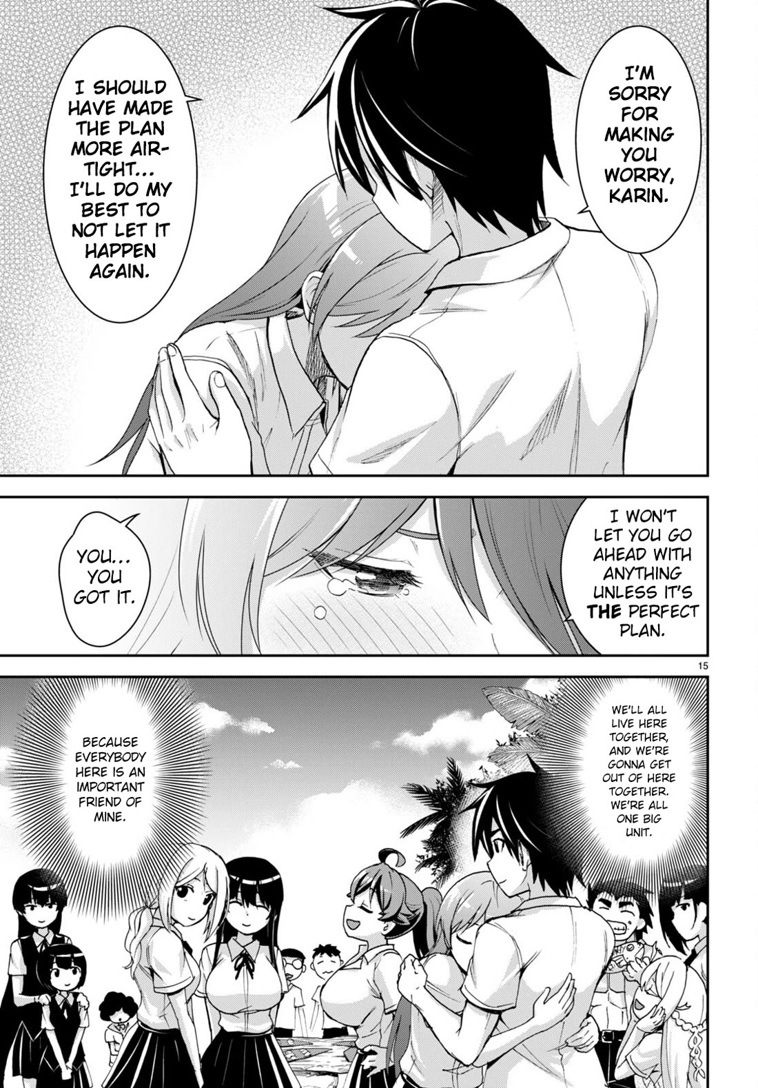 Isekai Yurutto Survival Seikatsu: Gakkou no Minna to Isekai no Mujintou ni Tenishitakedo Ore Dake Rakushou desu chapter 26 page 15