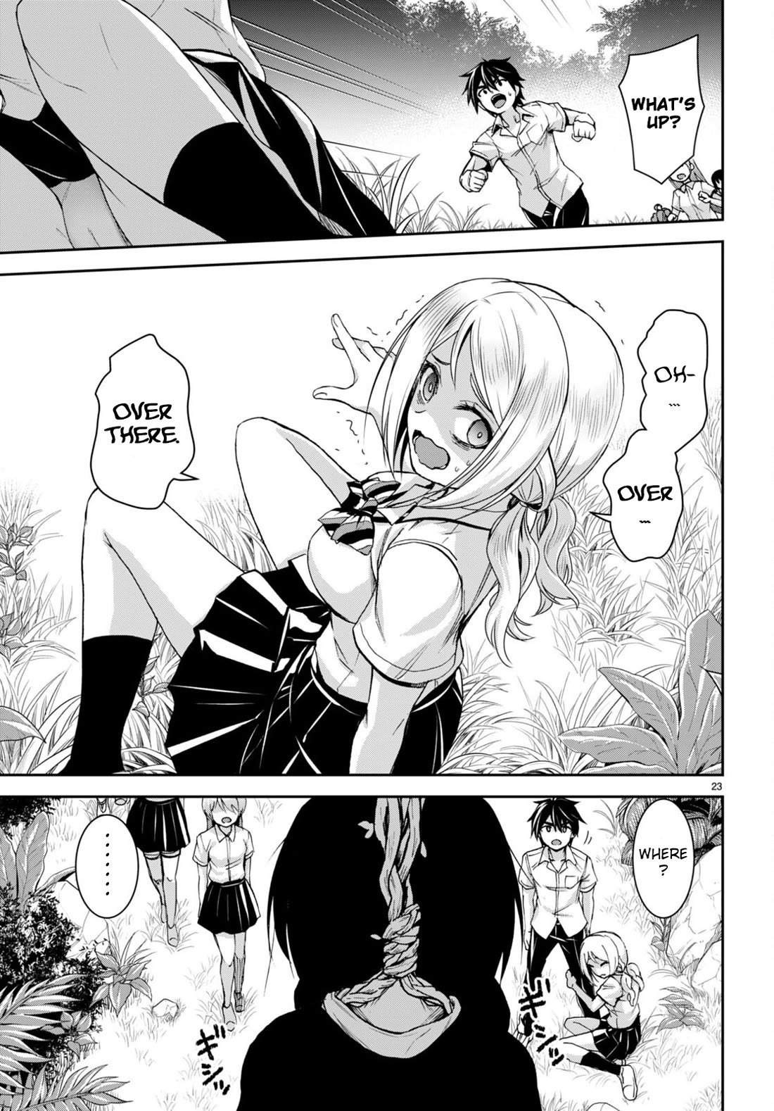 Isekai Yurutto Survival Seikatsu: Gakkou no Minna to Isekai no Mujintou ni Tenishitakedo Ore Dake Rakushou desu chapter 26 page 23