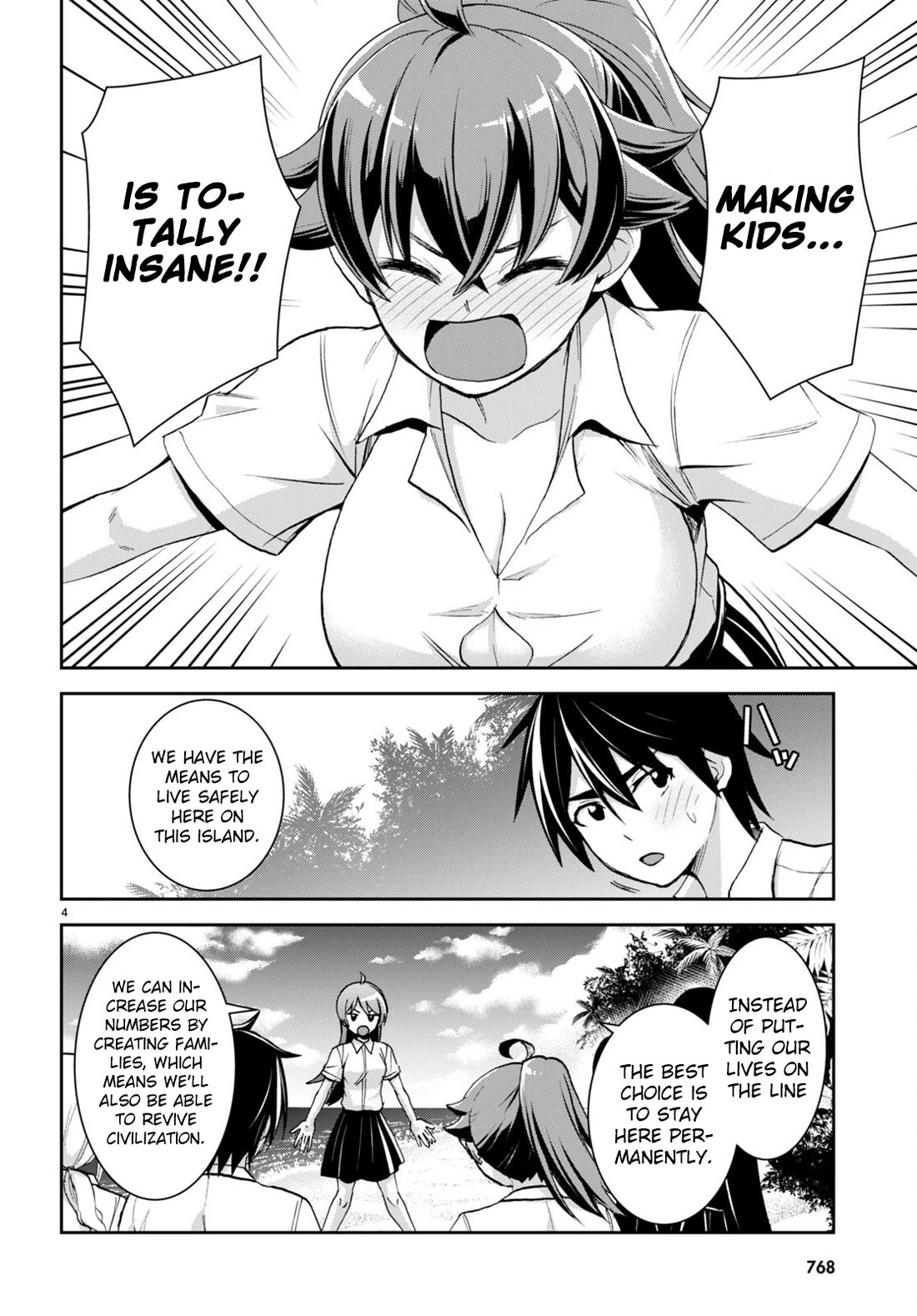 Isekai Yurutto Survival Seikatsu: Gakkou no Minna to Isekai no Mujintou ni Tenishitakedo Ore Dake Rakushou desu chapter 26 page 4