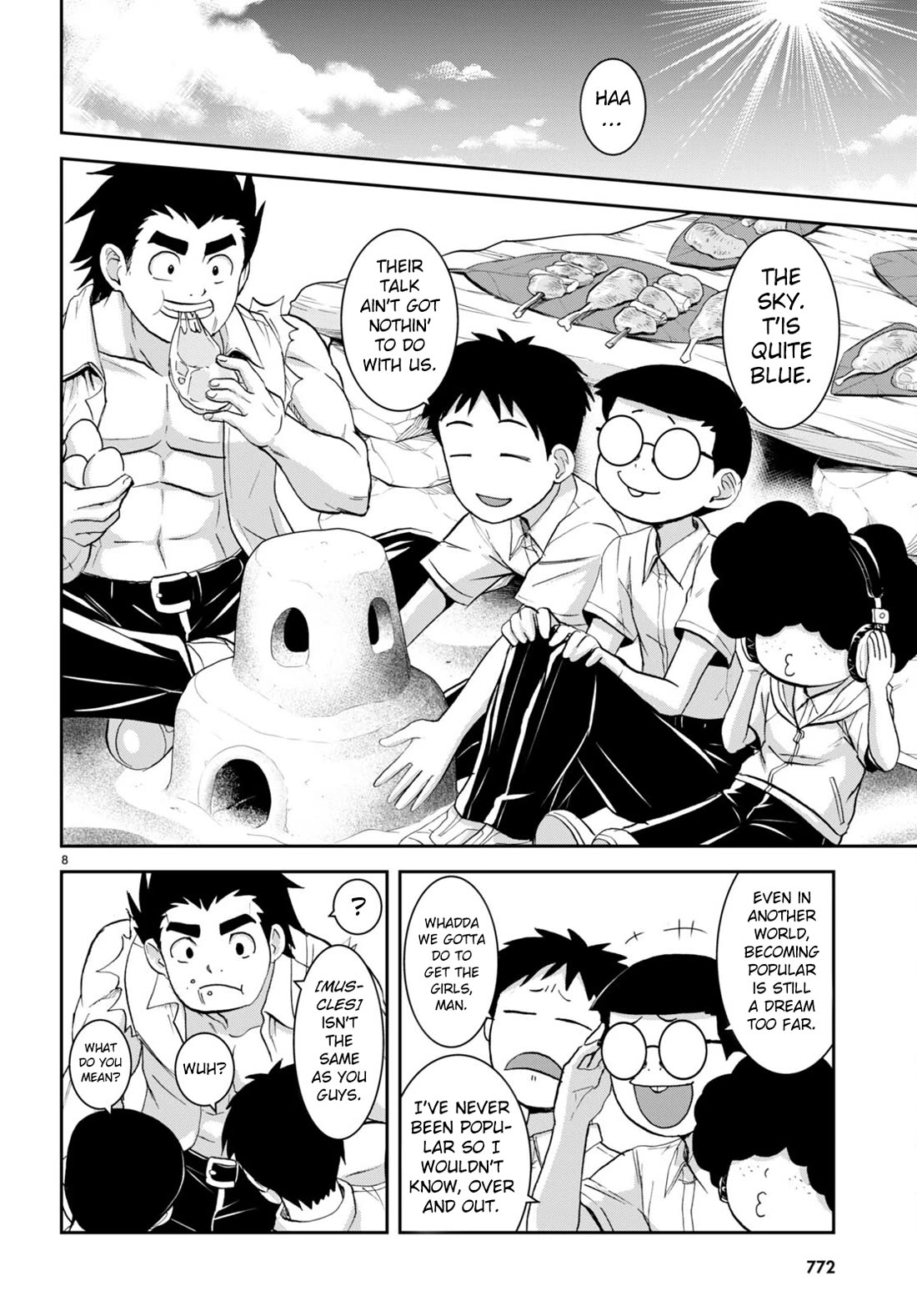 Isekai Yurutto Survival Seikatsu: Gakkou no Minna to Isekai no Mujintou ni Tenishitakedo Ore Dake Rakushou desu chapter 26 page 8