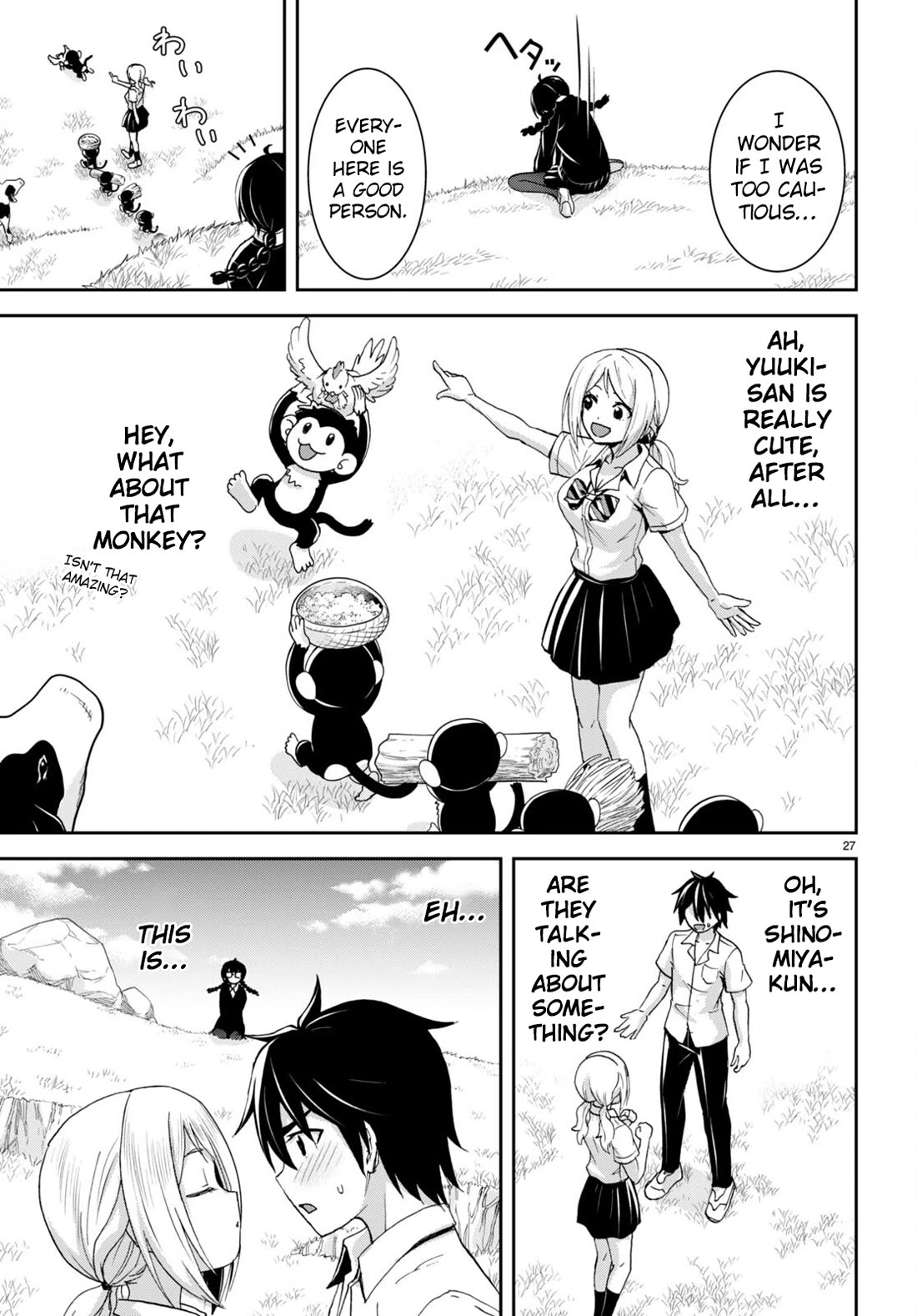 Isekai Yurutto Survival Seikatsu: Gakkou no Minna to Isekai no Mujintou ni Tenishitakedo Ore Dake Rakushou desu chapter 27 page 28