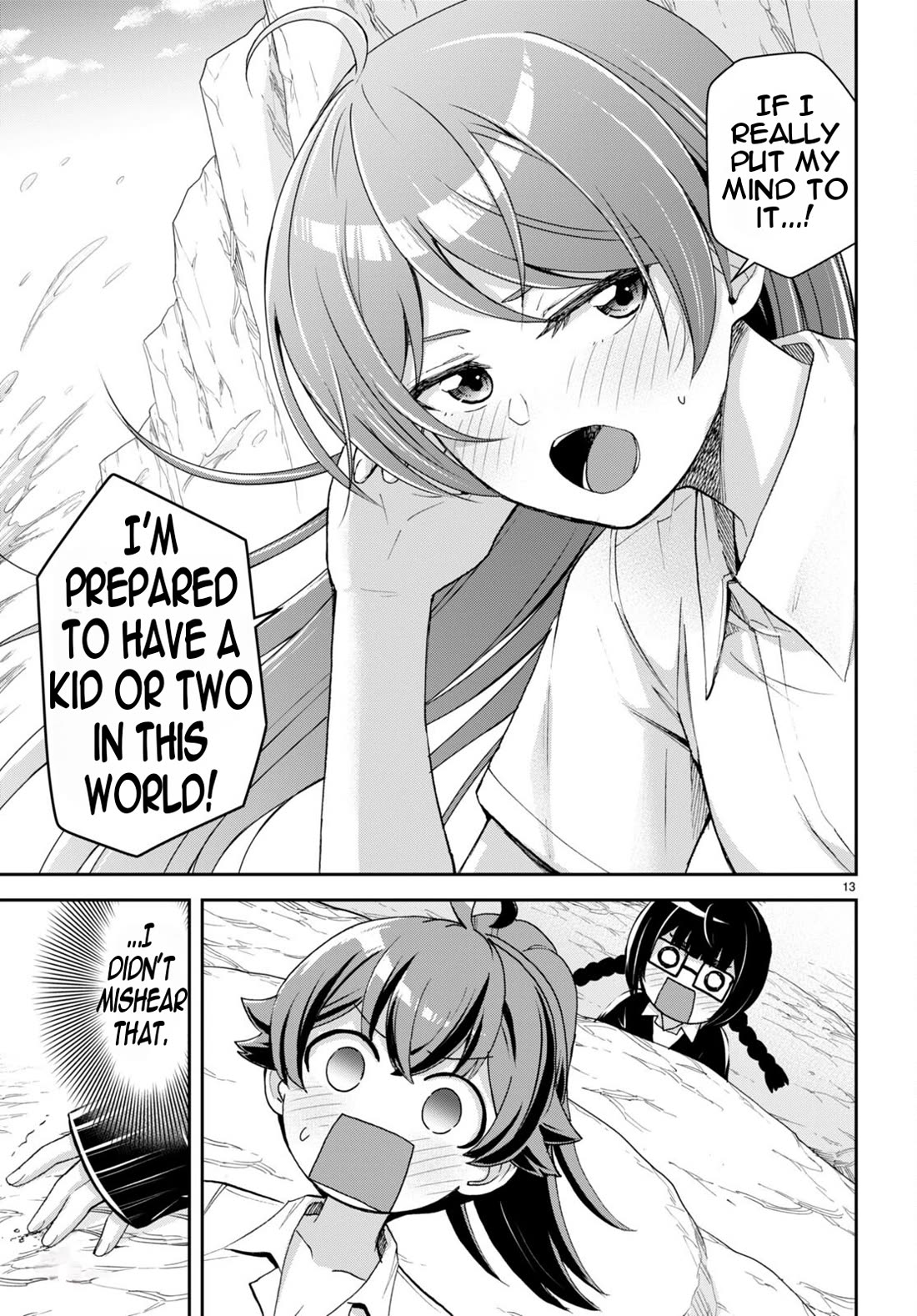 Isekai Yurutto Survival Seikatsu: Gakkou no Minna to Isekai no Mujintou ni Tenishitakedo Ore Dake Rakushou desu chapter 28 page 14
