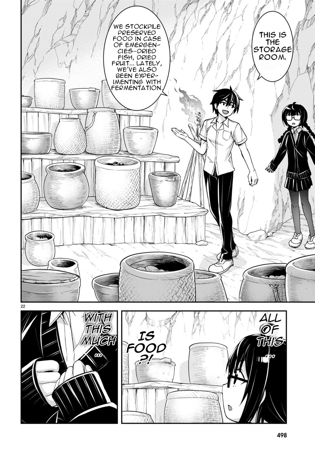 Isekai Yurutto Survival Seikatsu: Gakkou no Minna to Isekai no Mujintou ni Tenishitakedo Ore Dake Rakushou desu chapter 28 page 23