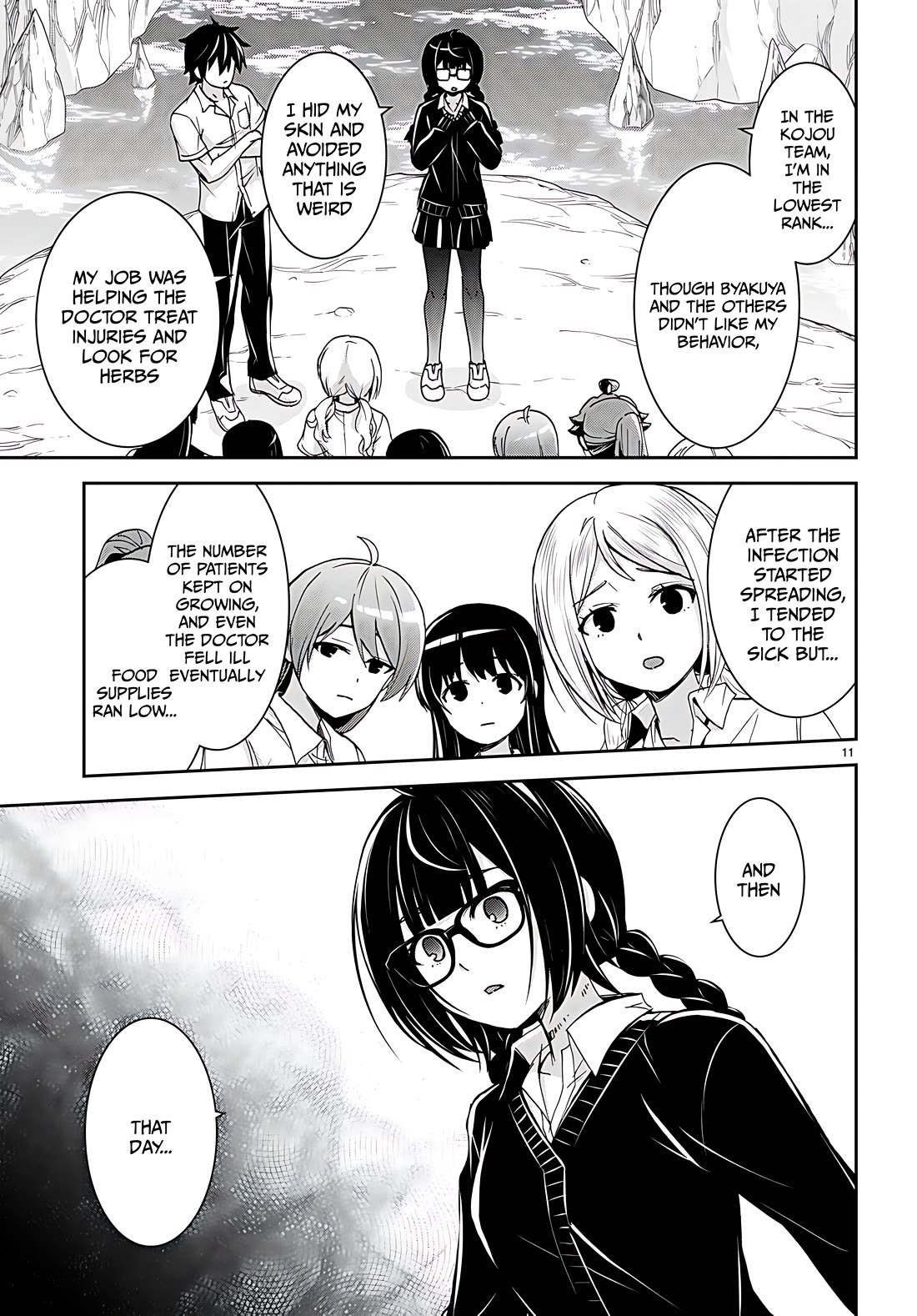 Isekai Yurutto Survival Seikatsu: Gakkou no Minna to Isekai no Mujintou ni Tenishitakedo Ore Dake Rakushou desu chapter 29 page 11