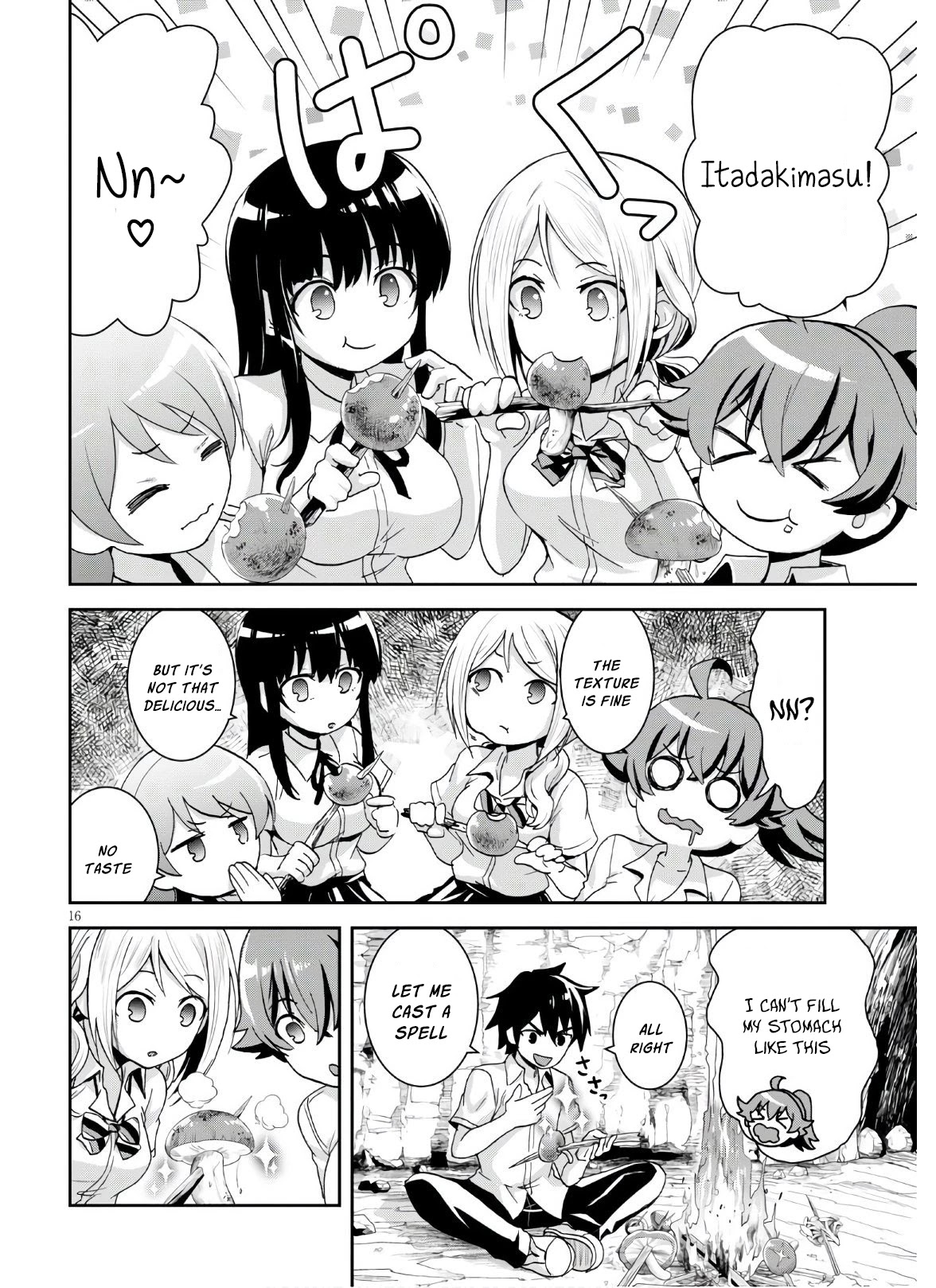 Isekai Yurutto Survival Seikatsu: Gakkou no Minna to Isekai no Mujintou ni Tenishitakedo Ore Dake Rakushou desu chapter 3 page 17