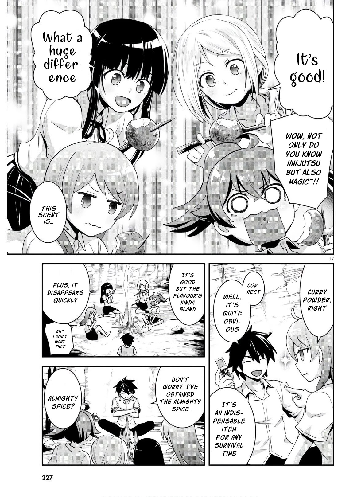 Isekai Yurutto Survival Seikatsu: Gakkou no Minna to Isekai no Mujintou ni Tenishitakedo Ore Dake Rakushou desu chapter 3 page 18