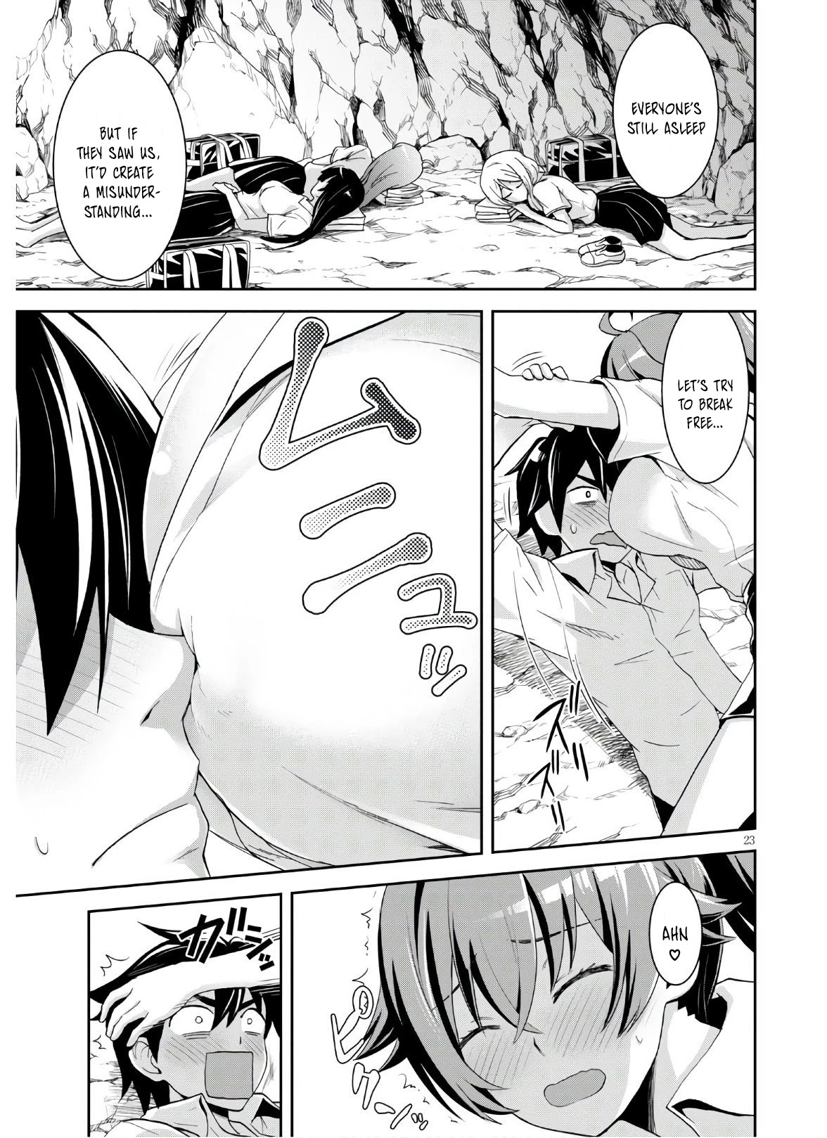 Isekai Yurutto Survival Seikatsu: Gakkou no Minna to Isekai no Mujintou ni Tenishitakedo Ore Dake Rakushou desu chapter 3 page 24