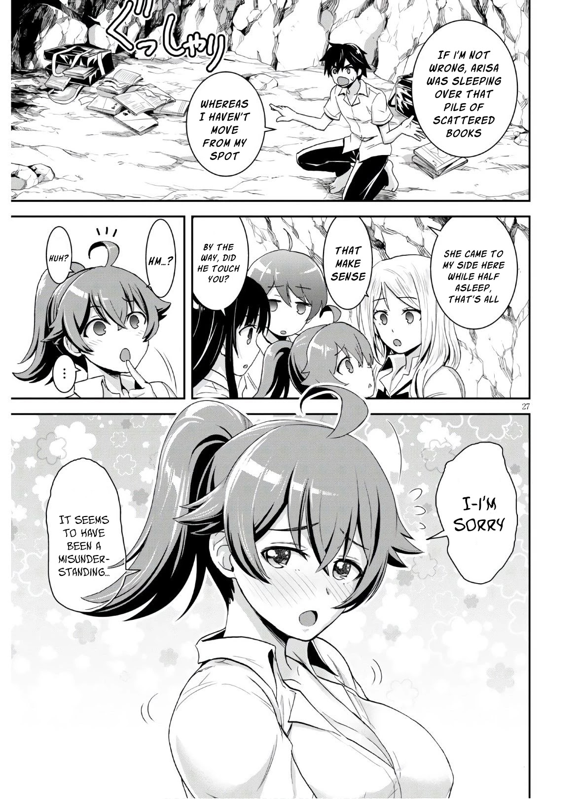 Isekai Yurutto Survival Seikatsu: Gakkou no Minna to Isekai no Mujintou ni Tenishitakedo Ore Dake Rakushou desu chapter 3 page 28