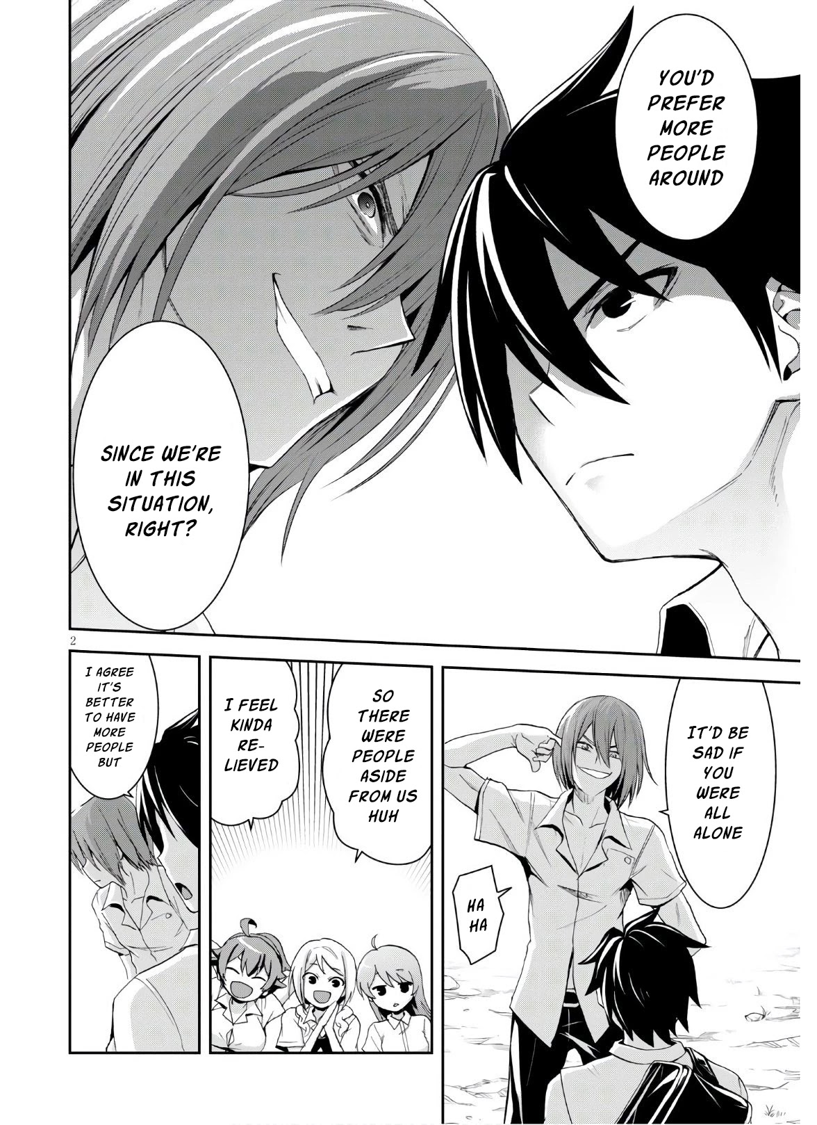 Isekai Yurutto Survival Seikatsu: Gakkou no Minna to Isekai no Mujintou ni Tenishitakedo Ore Dake Rakushou desu chapter 3 page 3