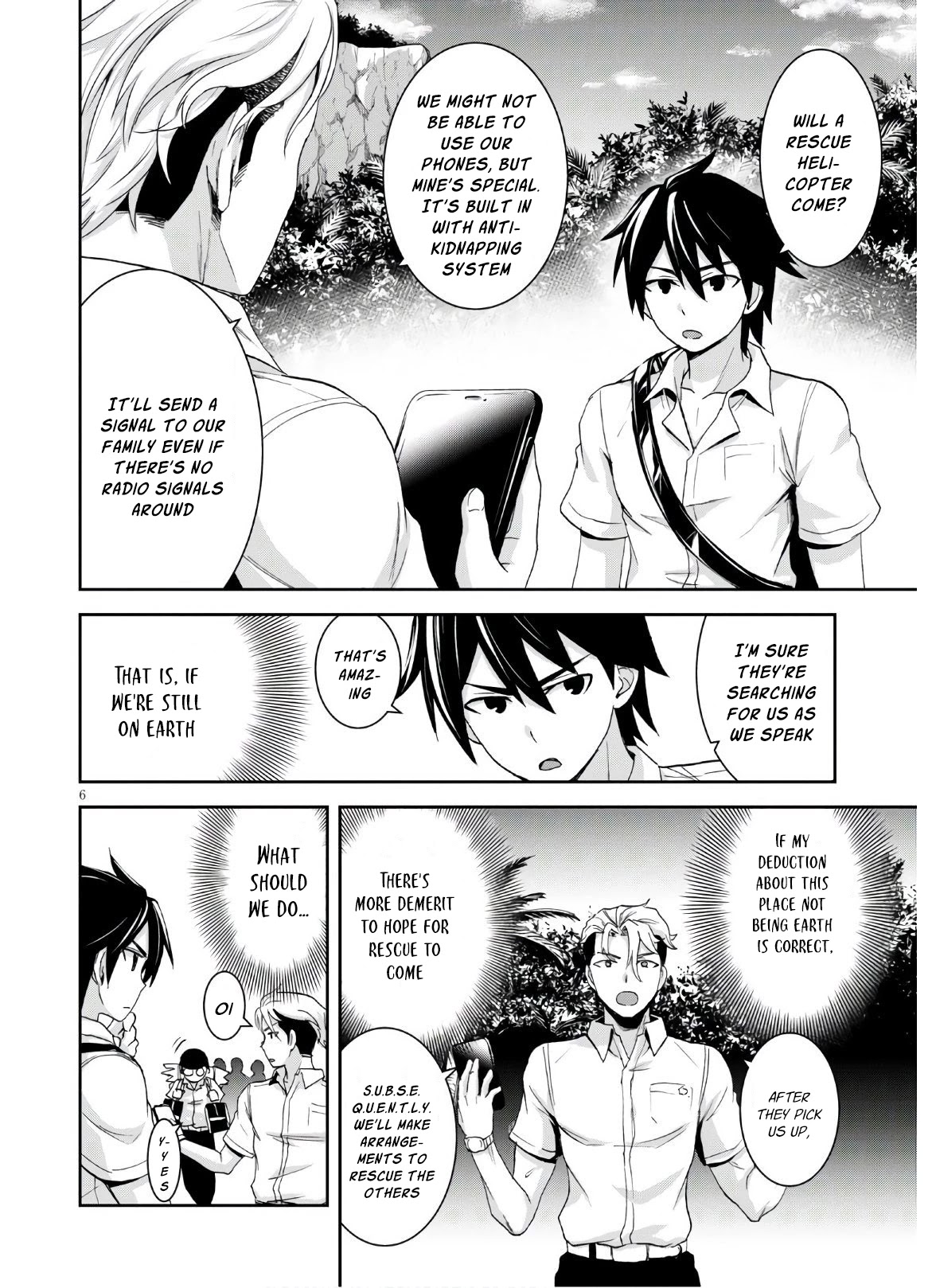 Isekai Yurutto Survival Seikatsu: Gakkou no Minna to Isekai no Mujintou ni Tenishitakedo Ore Dake Rakushou desu chapter 3 page 7