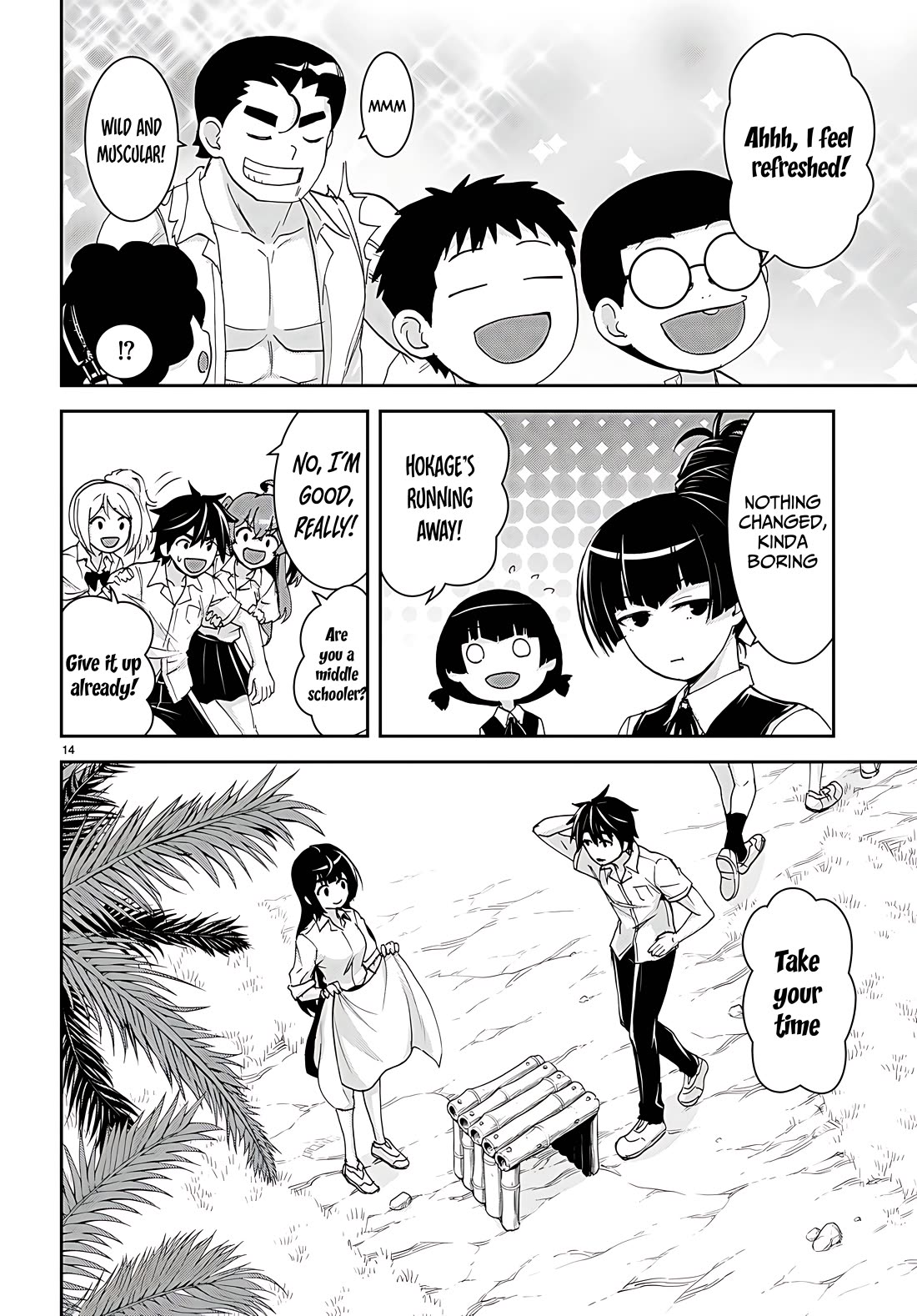 Isekai Yurutto Survival Seikatsu: Gakkou no Minna to Isekai no Mujintou ni Tenishitakedo Ore Dake Rakushou desu chapter 30 page 14