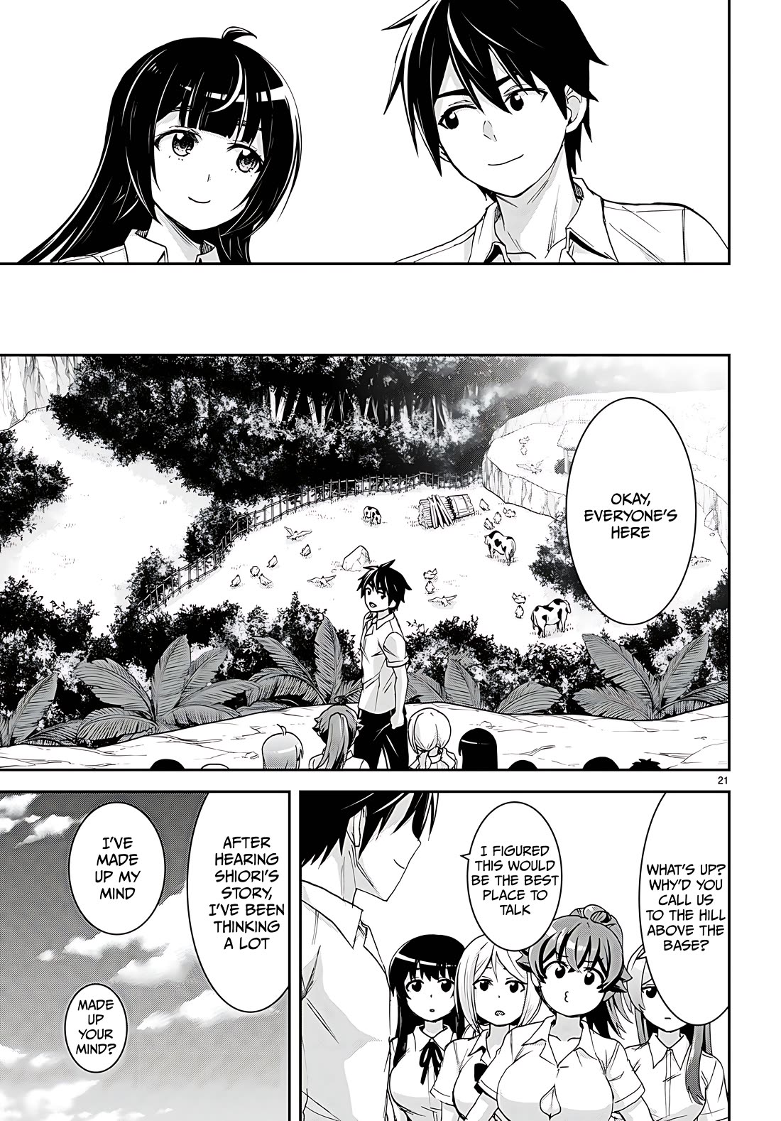 Isekai Yurutto Survival Seikatsu: Gakkou no Minna to Isekai no Mujintou ni Tenishitakedo Ore Dake Rakushou desu chapter 30 page 21