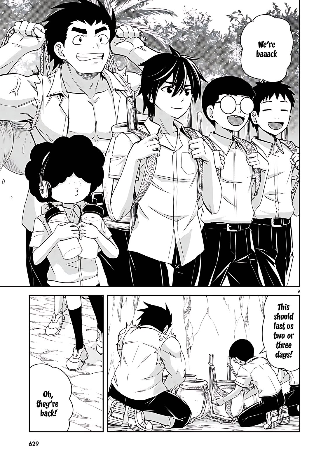 Isekai Yurutto Survival Seikatsu: Gakkou no Minna to Isekai no Mujintou ni Tenishitakedo Ore Dake Rakushou desu chapter 30 page 9