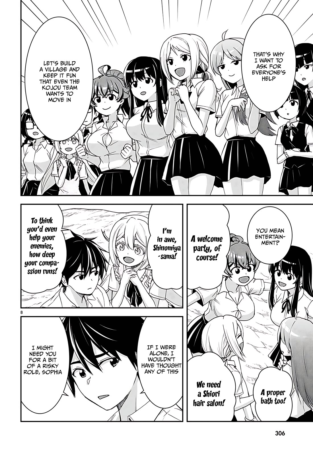 Isekai Yurutto Survival Seikatsu: Gakkou no Minna to Isekai no Mujintou ni Tenishitakedo Ore Dake Rakushou desu chapter 31 page 12