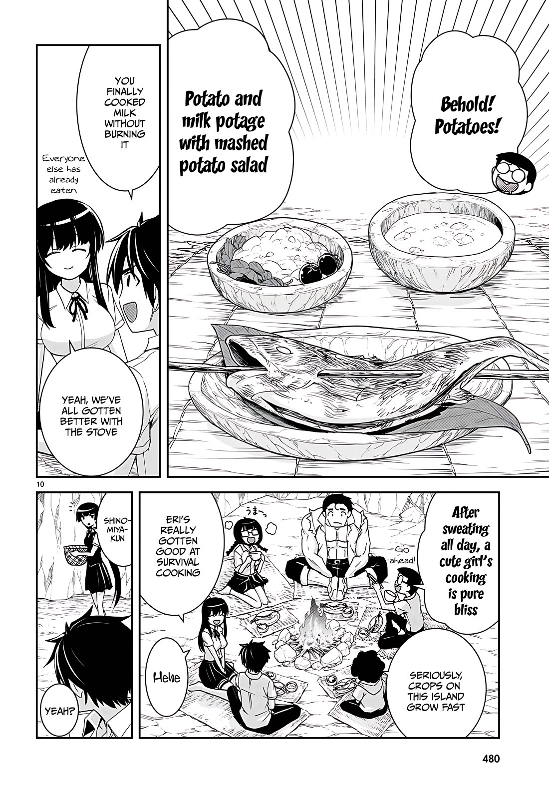 Isekai Yurutto Survival Seikatsu: Gakkou no Minna to Isekai no Mujintou ni Tenishitakedo Ore Dake Rakushou desu chapter 32 page 10