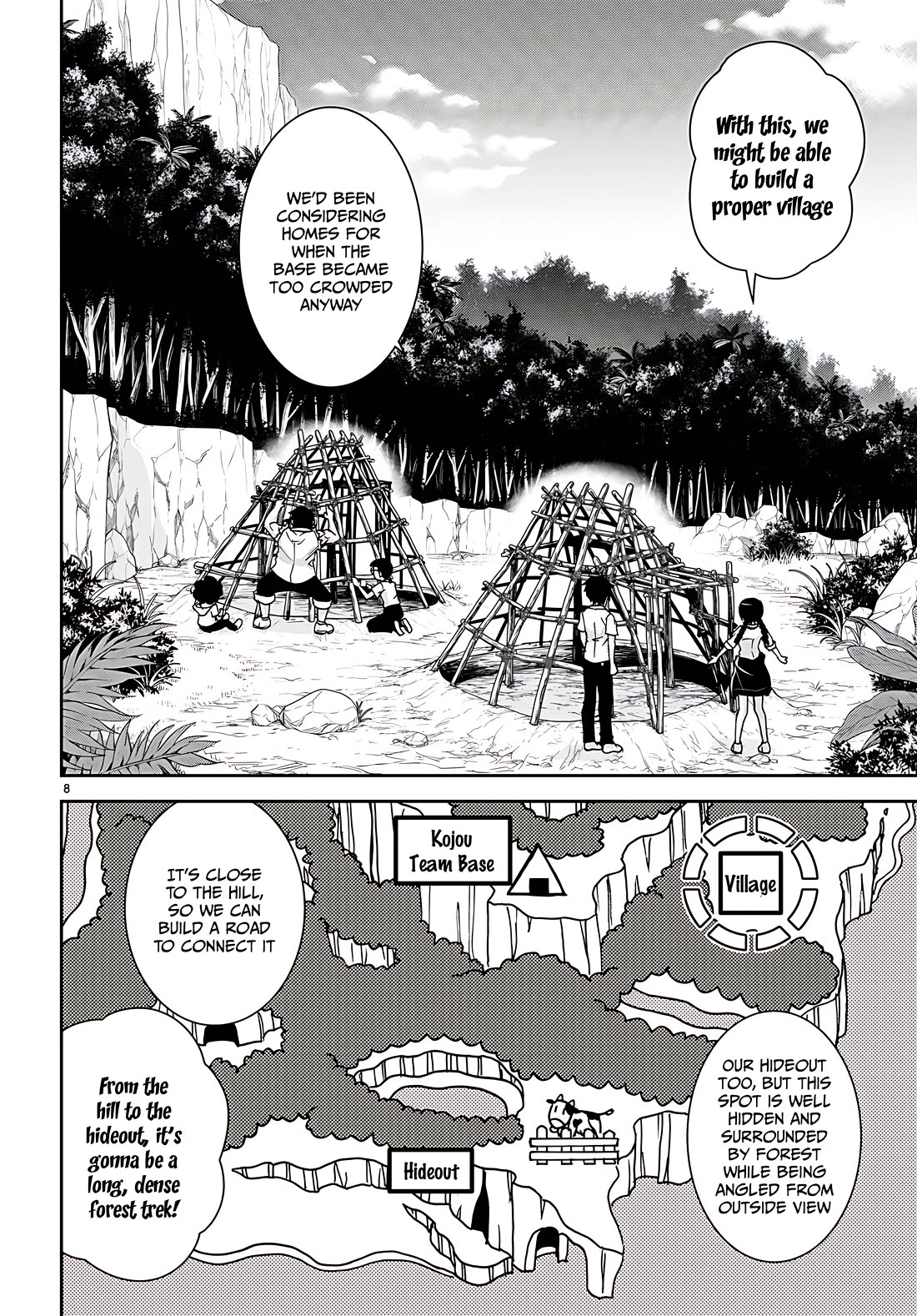 Isekai Yurutto Survival Seikatsu: Gakkou no Minna to Isekai no Mujintou ni Tenishitakedo Ore Dake Rakushou desu chapter 32 page 8