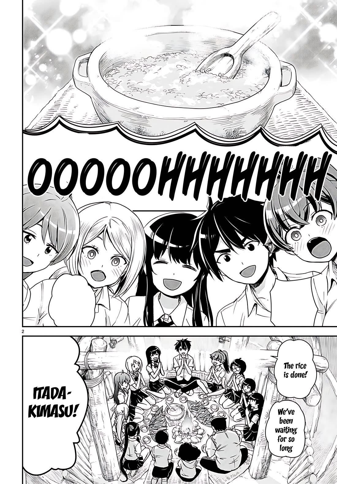 Isekai Yurutto Survival Seikatsu: Gakkou no Minna to Isekai no Mujintou ni Tenishitakedo Ore Dake Rakushou desu chapter 33 page 2