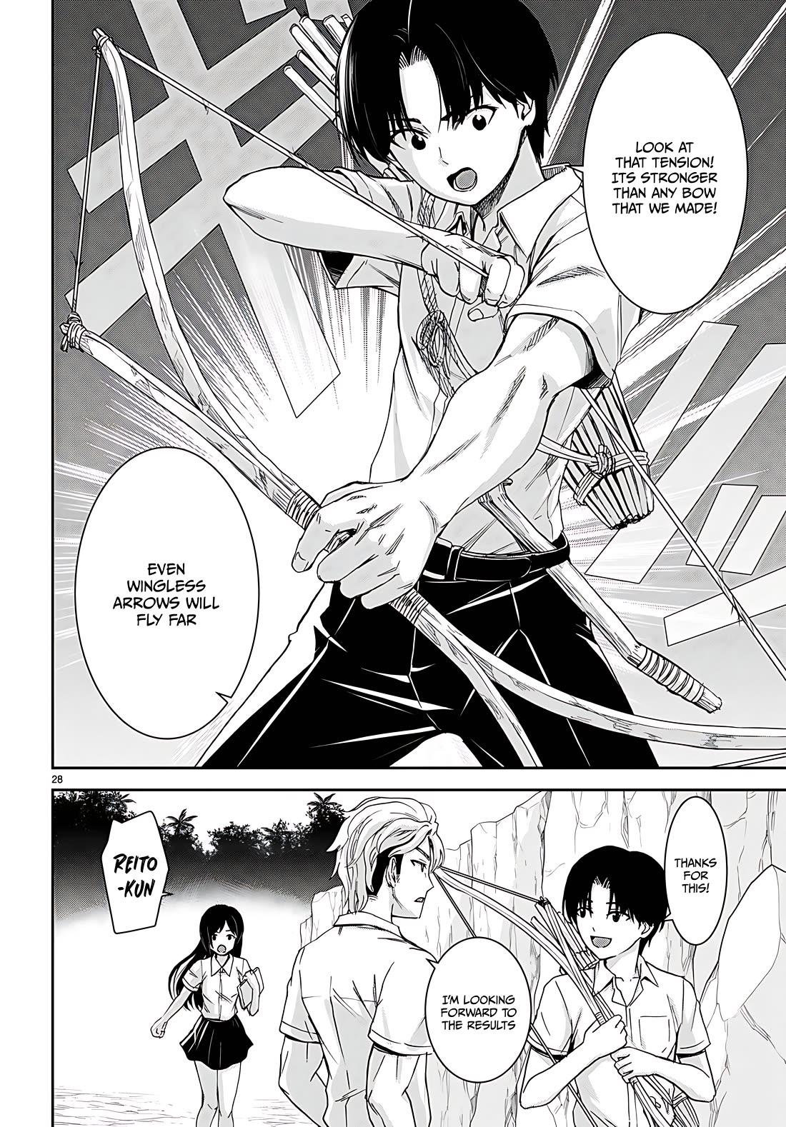 Isekai Yurutto Survival Seikatsu: Gakkou no Minna to Isekai no Mujintou ni Tenishitakedo Ore Dake Rakushou desu chapter 33 page 28