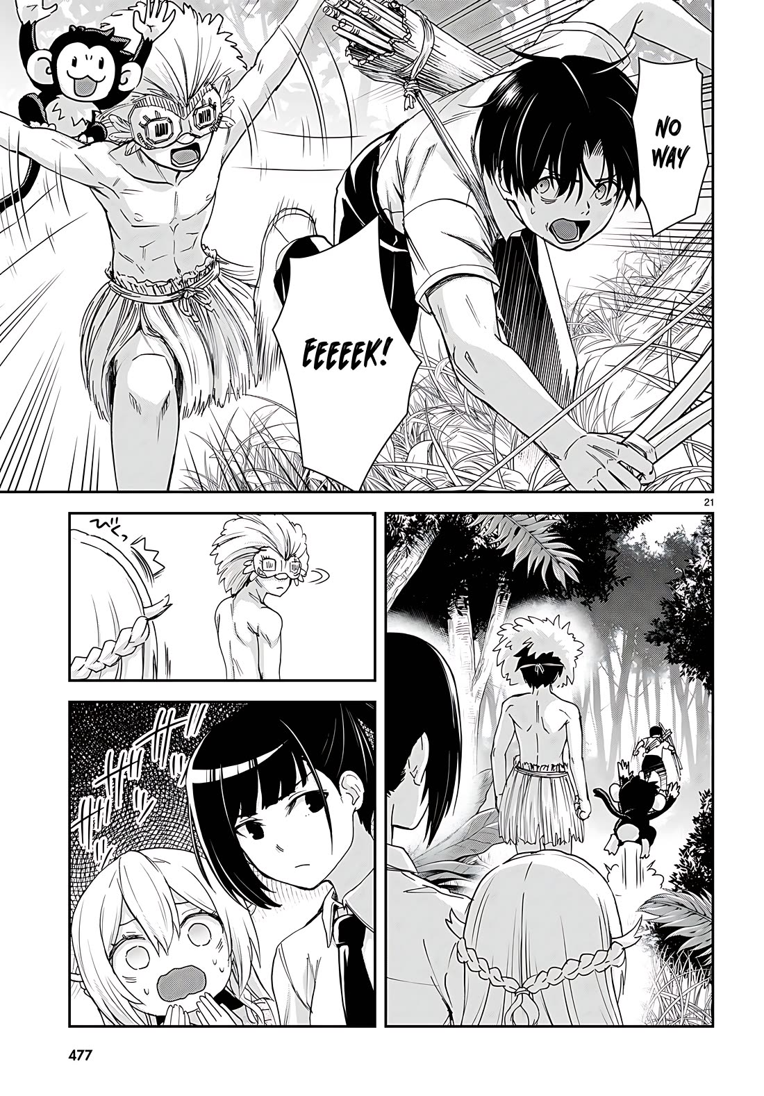 Isekai Yurutto Survival Seikatsu: Gakkou no Minna to Isekai no Mujintou ni Tenishitakedo Ore Dake Rakushou desu chapter 34 page 21