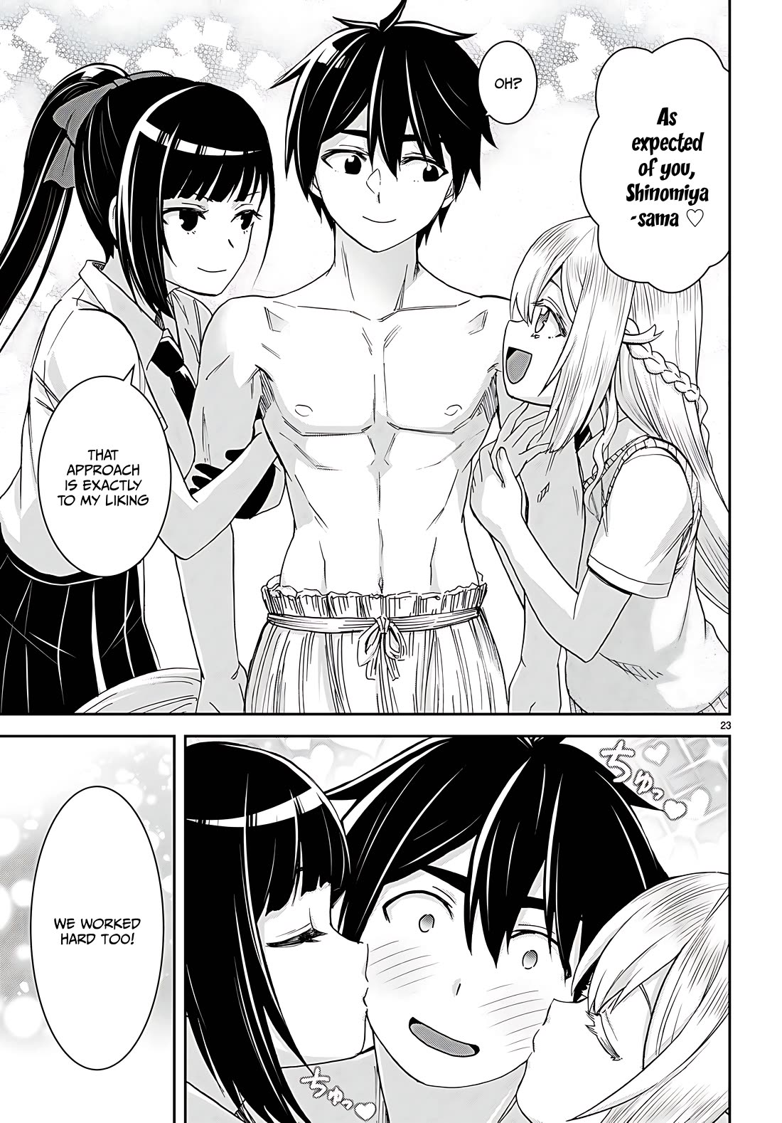 Isekai Yurutto Survival Seikatsu: Gakkou no Minna to Isekai no Mujintou ni Tenishitakedo Ore Dake Rakushou desu chapter 34 page 23