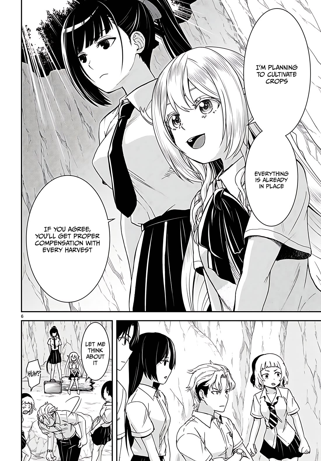 Isekai Yurutto Survival Seikatsu: Gakkou no Minna to Isekai no Mujintou ni Tenishitakedo Ore Dake Rakushou desu chapter 34 page 6
