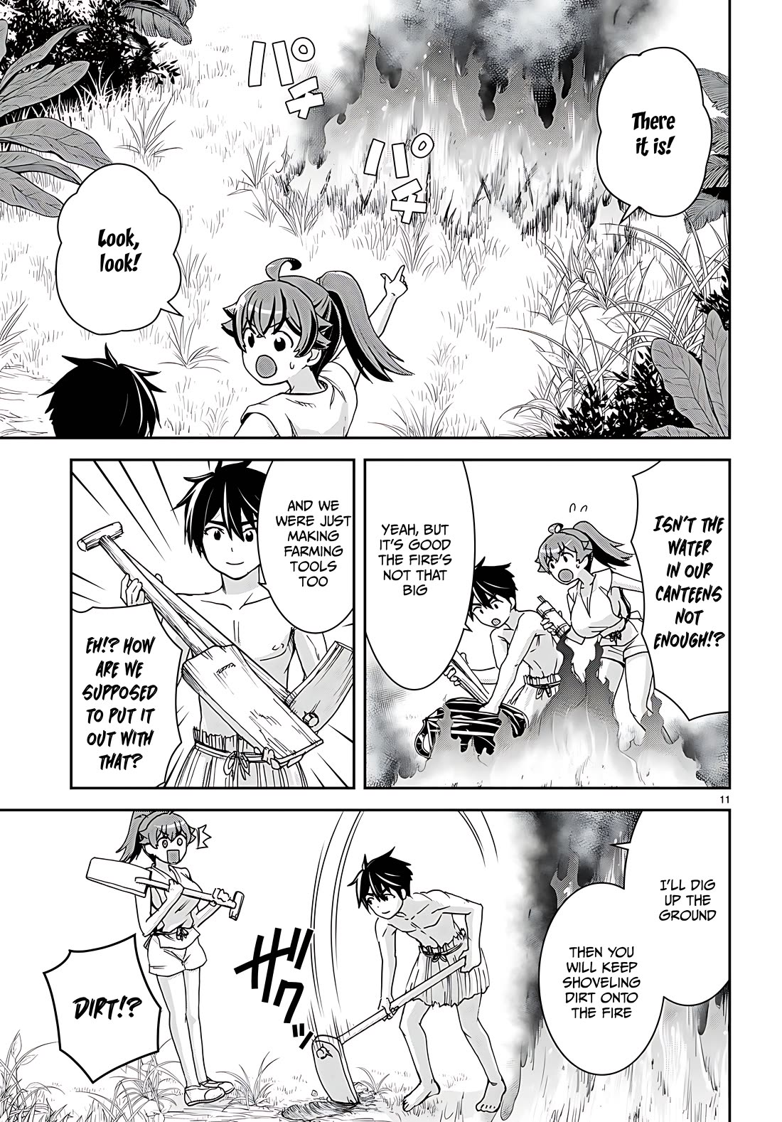 Isekai Yurutto Survival Seikatsu: Gakkou no Minna to Isekai no Mujintou ni Tenishitakedo Ore Dake Rakushou desu chapter 35 page 11