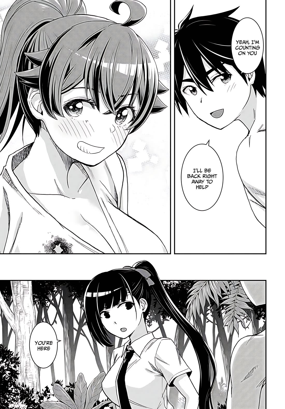 Isekai Yurutto Survival Seikatsu: Gakkou no Minna to Isekai no Mujintou ni Tenishitakedo Ore Dake Rakushou desu chapter 35 page 23