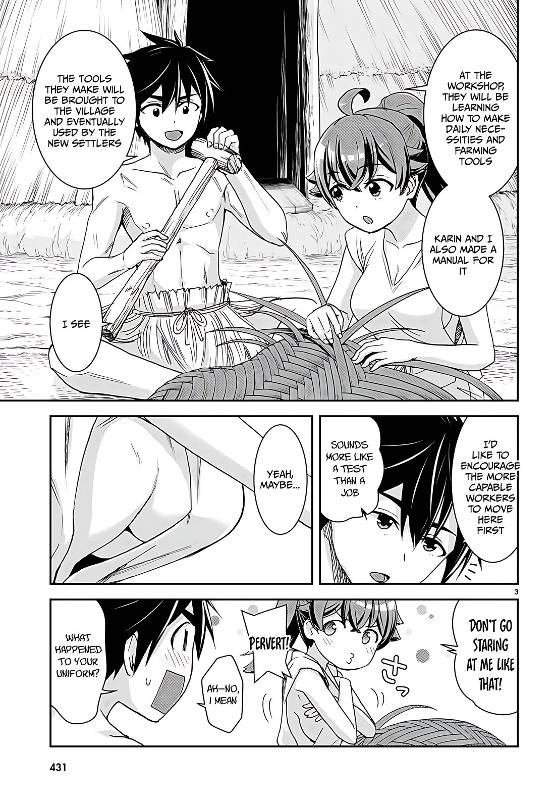 Isekai Yurutto Survival Seikatsu: Gakkou no Minna to Isekai no Mujintou ni Tenishitakedo Ore Dake Rakushou desu chapter 35 page 3