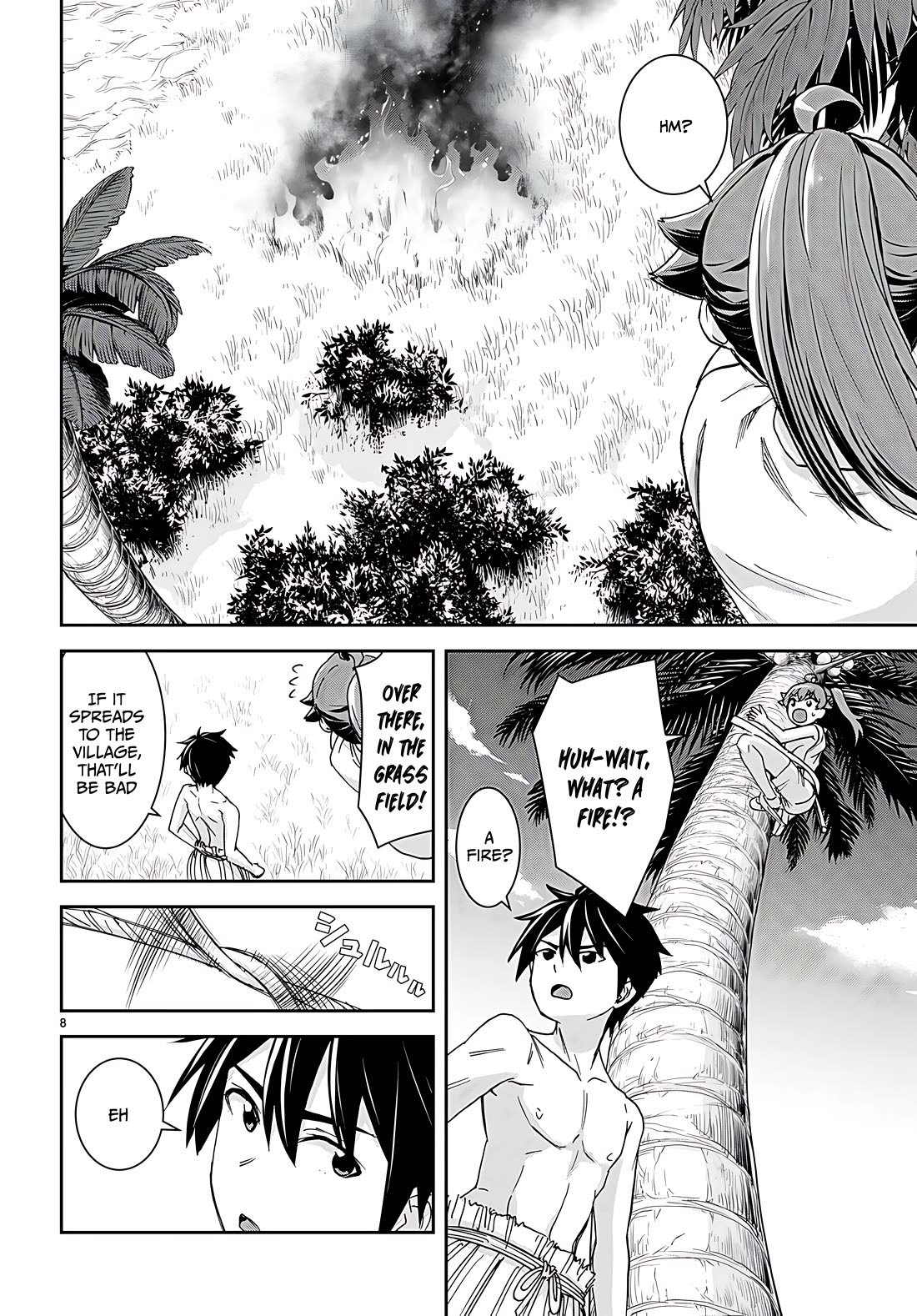 Isekai Yurutto Survival Seikatsu: Gakkou no Minna to Isekai no Mujintou ni Tenishitakedo Ore Dake Rakushou desu chapter 35 page 8