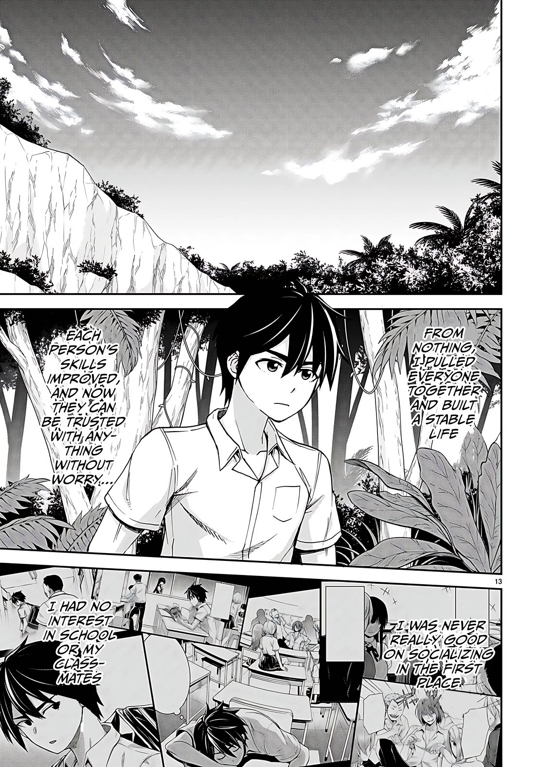 Isekai Yurutto Survival Seikatsu: Gakkou no Minna to Isekai no Mujintou ni Tenishitakedo Ore Dake Rakushou desu chapter 36 page 17