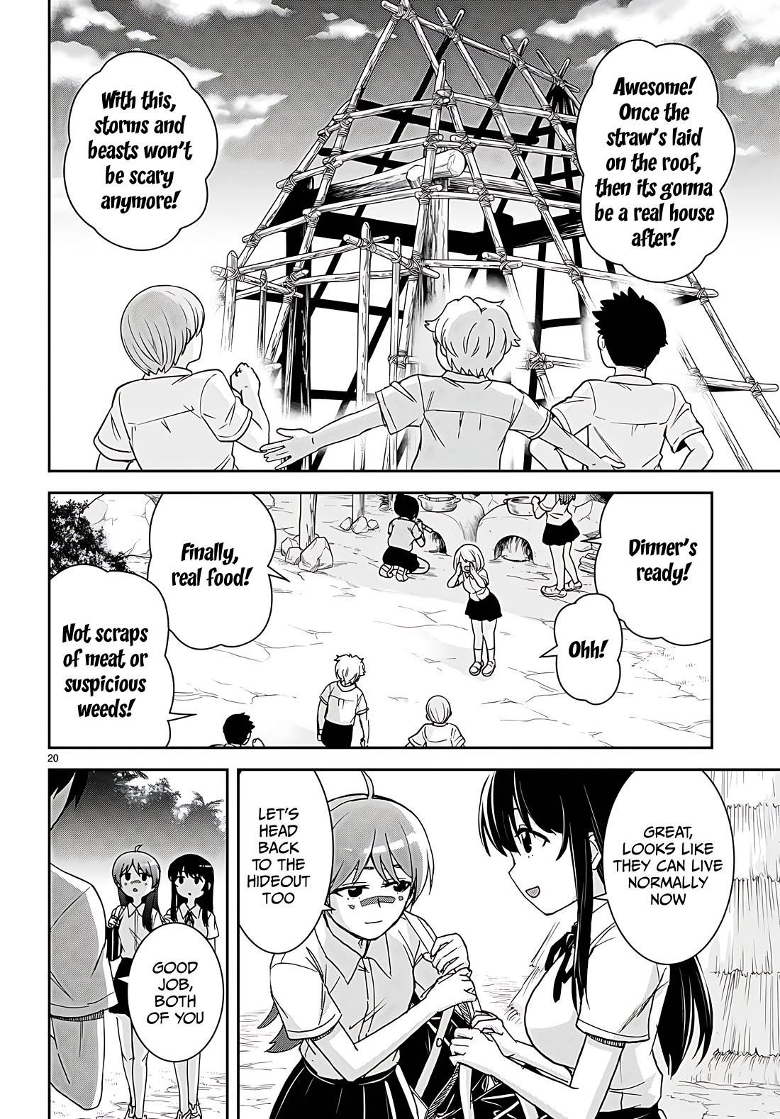Isekai Yurutto Survival Seikatsu: Gakkou no Minna to Isekai no Mujintou ni Tenishitakedo Ore Dake Rakushou desu chapter 37 page 20