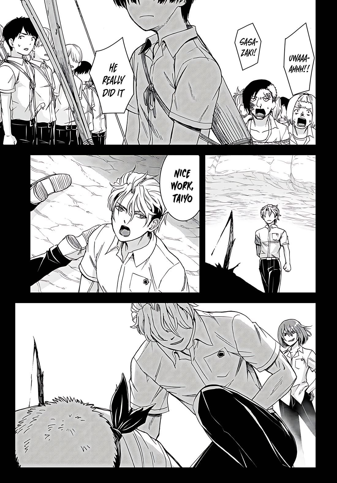 Isekai Yurutto Survival Seikatsu: Gakkou no Minna to Isekai no Mujintou ni Tenishitakedo Ore Dake Rakushou desu chapter 38 page 11