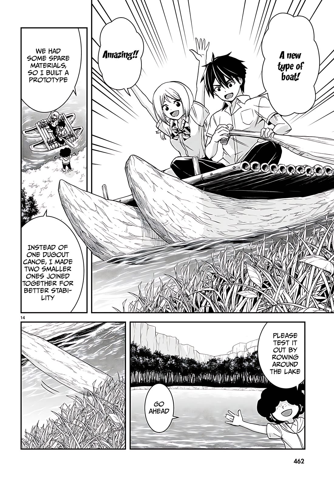 Isekai Yurutto Survival Seikatsu: Gakkou no Minna to Isekai no Mujintou ni Tenishitakedo Ore Dake Rakushou desu chapter 38 page 14