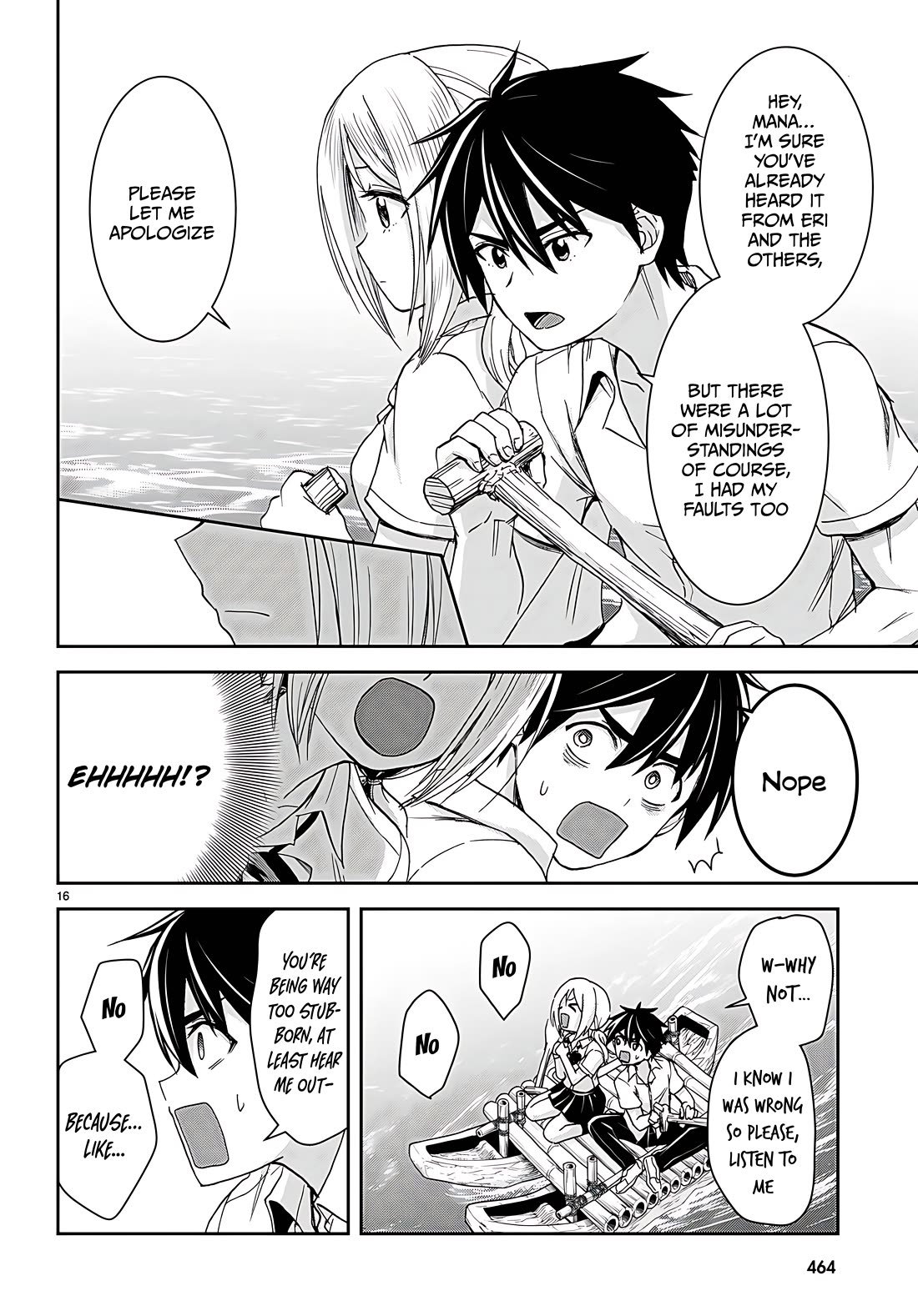 Isekai Yurutto Survival Seikatsu: Gakkou no Minna to Isekai no Mujintou ni Tenishitakedo Ore Dake Rakushou desu chapter 38 page 16