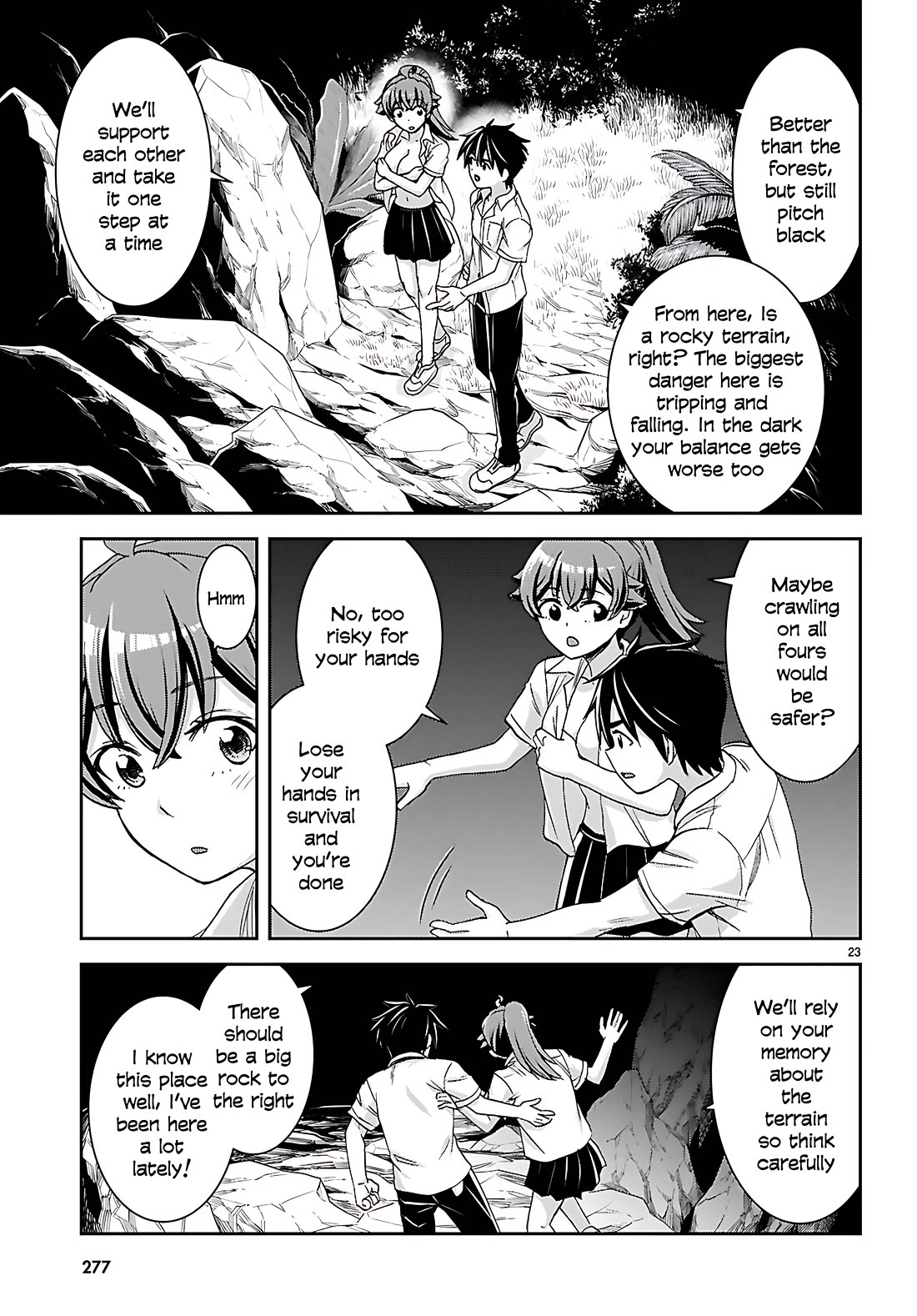 Isekai Yurutto Survival Seikatsu: Gakkou no Minna to Isekai no Mujintou ni Tenishitakedo Ore Dake Rakushou desu chapter 39 page 23