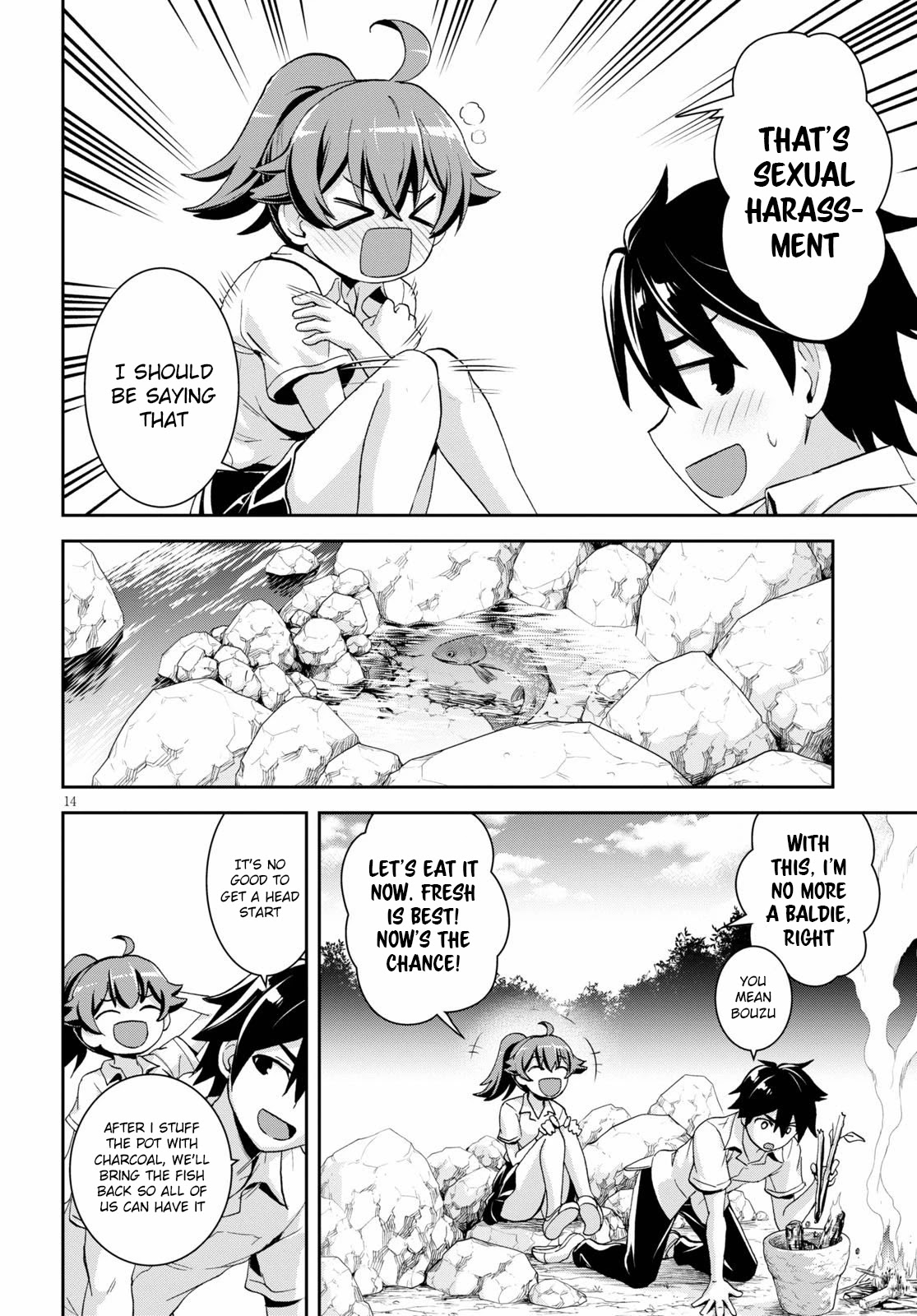 Isekai Yurutto Survival Seikatsu: Gakkou no Minna to Isekai no Mujintou ni Tenishitakedo Ore Dake Rakushou desu chapter 4 page 15
