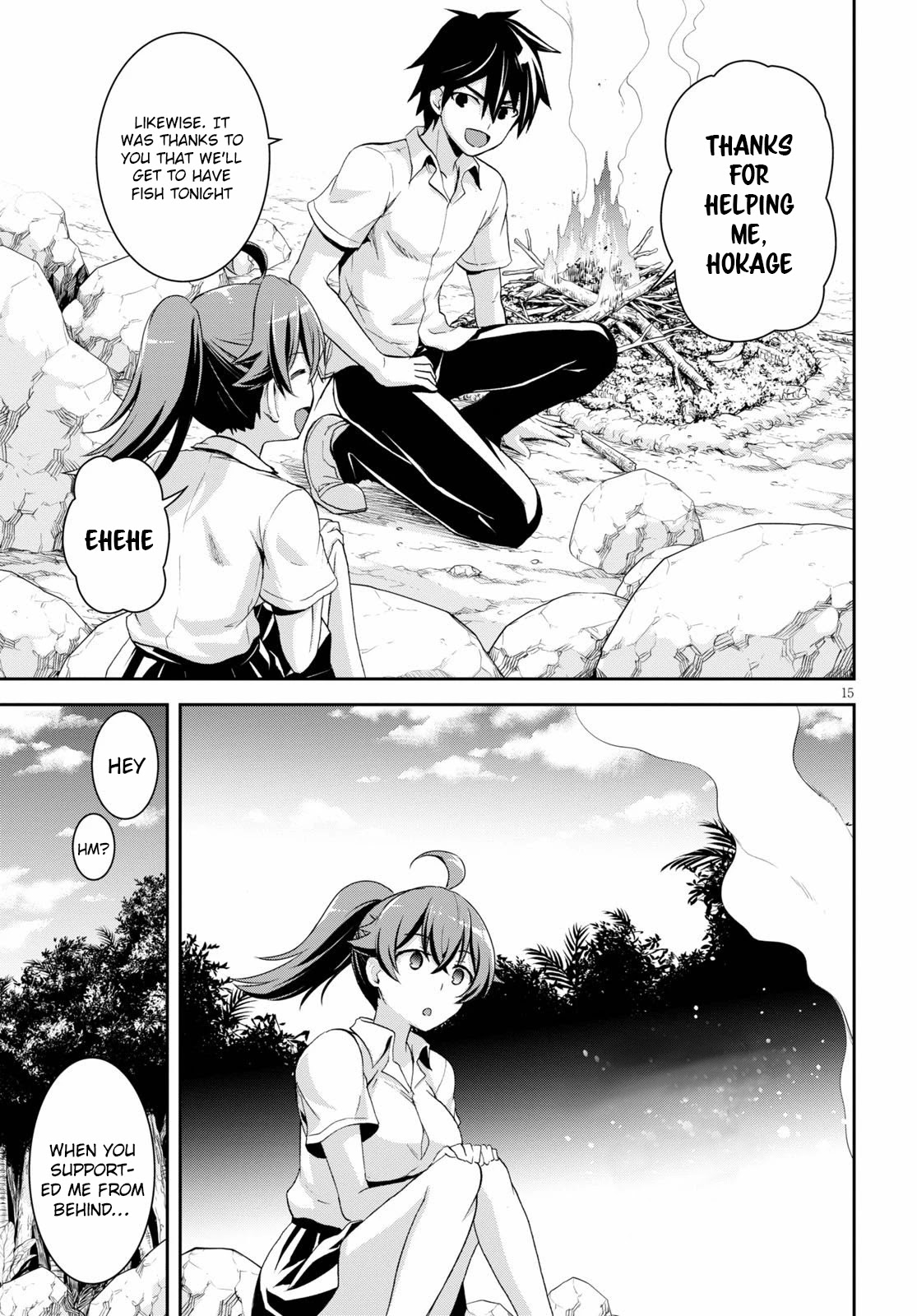 Isekai Yurutto Survival Seikatsu: Gakkou no Minna to Isekai no Mujintou ni Tenishitakedo Ore Dake Rakushou desu chapter 4 page 16