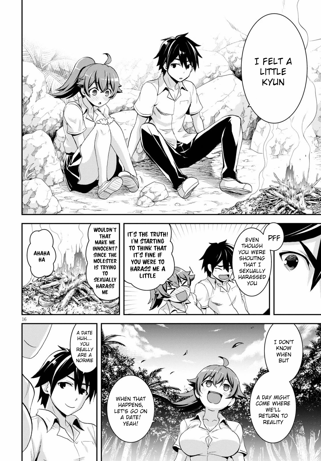 Isekai Yurutto Survival Seikatsu: Gakkou no Minna to Isekai no Mujintou ni Tenishitakedo Ore Dake Rakushou desu chapter 4 page 17