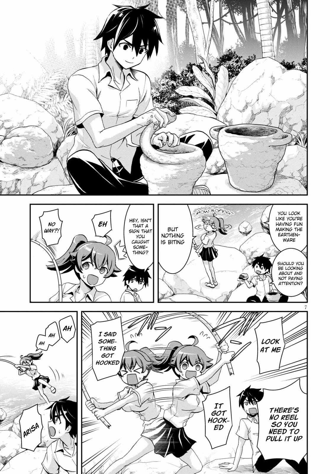 Isekai Yurutto Survival Seikatsu: Gakkou no Minna to Isekai no Mujintou ni Tenishitakedo Ore Dake Rakushou desu chapter 4 page 8